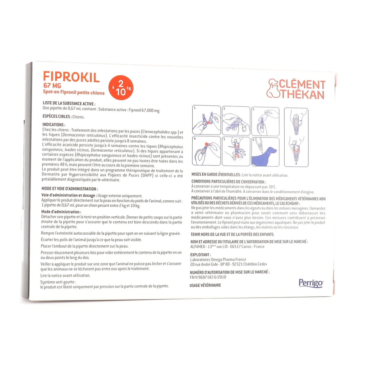 Fiprokil Chien Spot-On Antiparasitaires - Vue 8