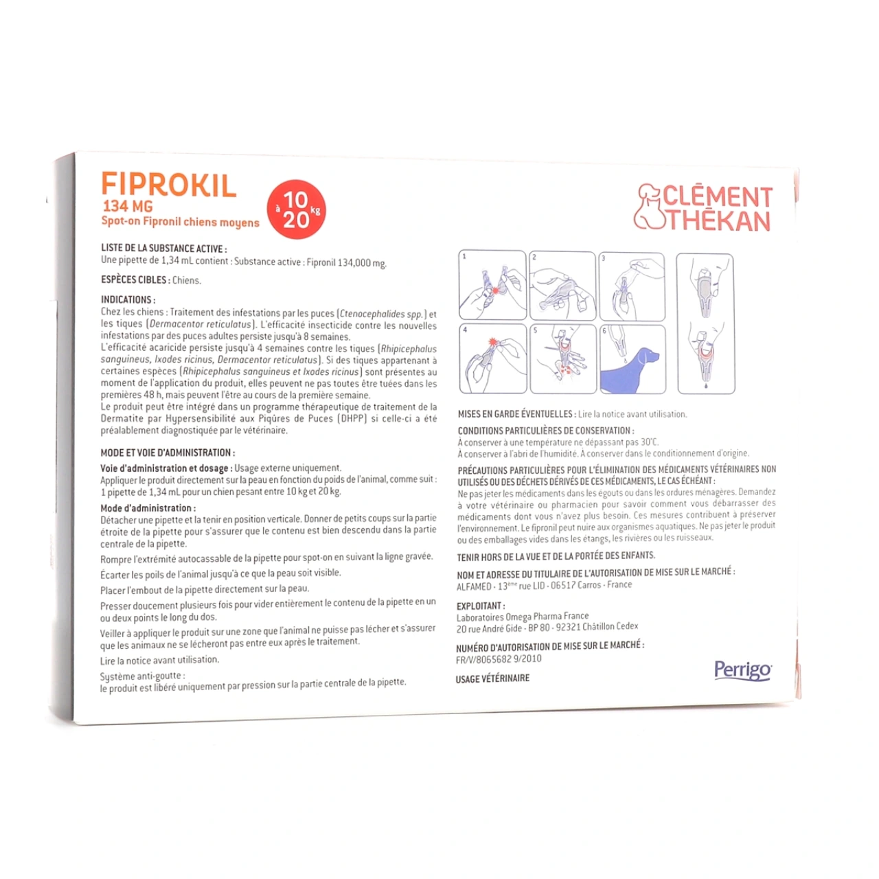 Fiprokil Chien Spot-On Antiparasitaires - Vue 4