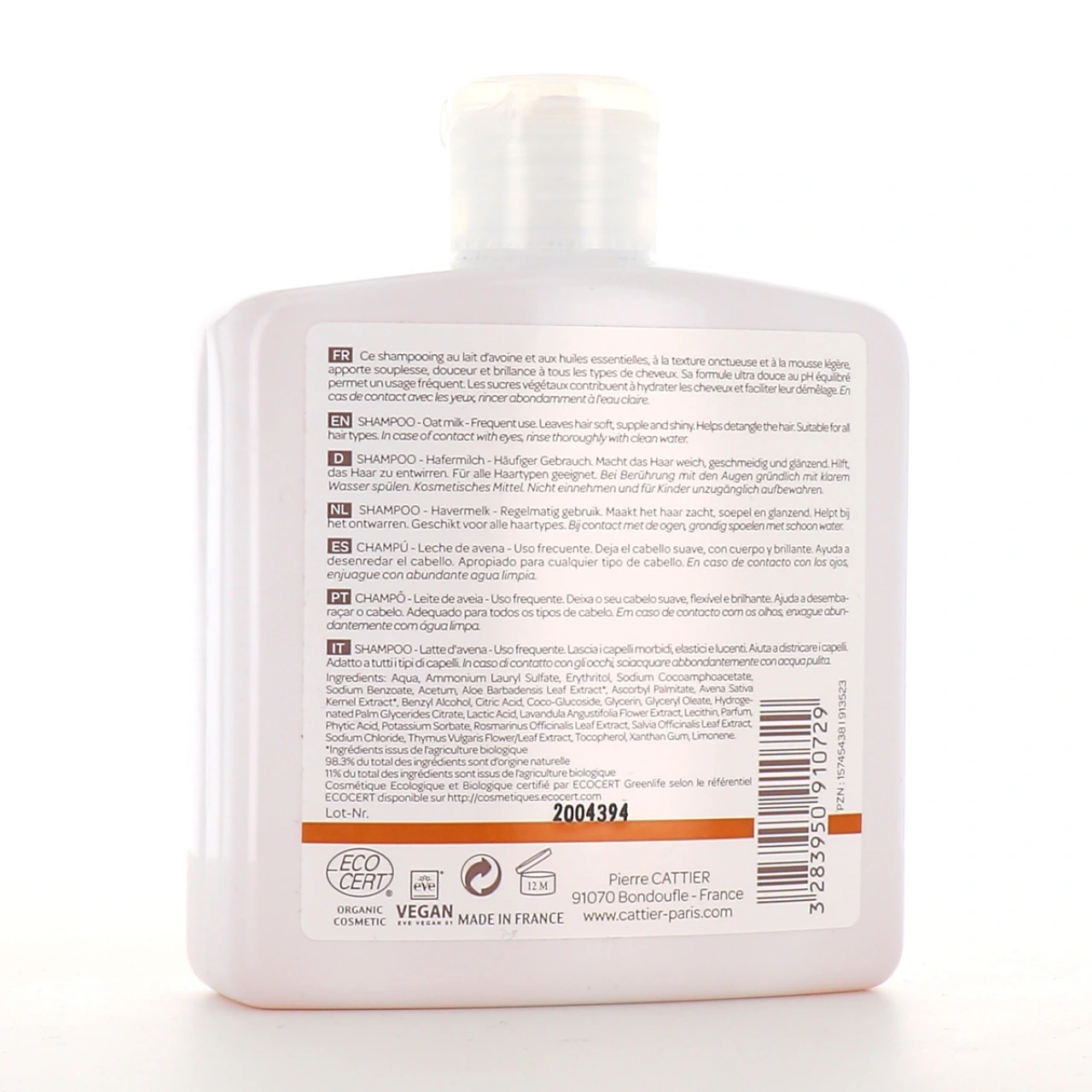 Cattier Shampooing Bio - Vue 21
