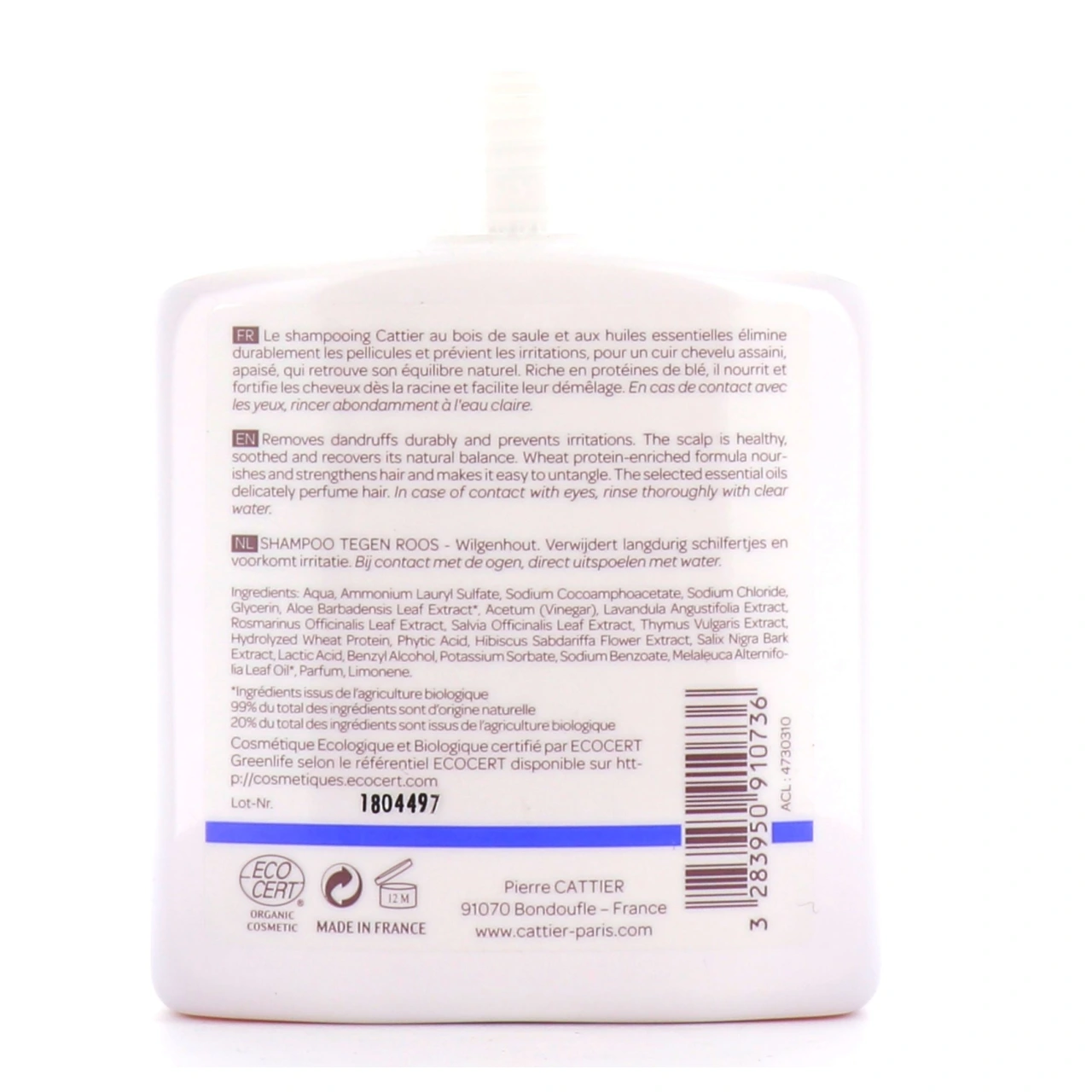 Cattier Shampooing Bio - Vue 28