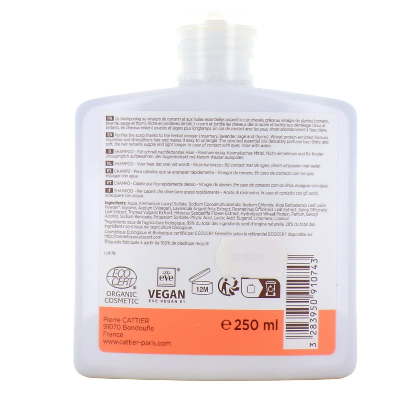 Cattier Shampooing Bio - Vue 15