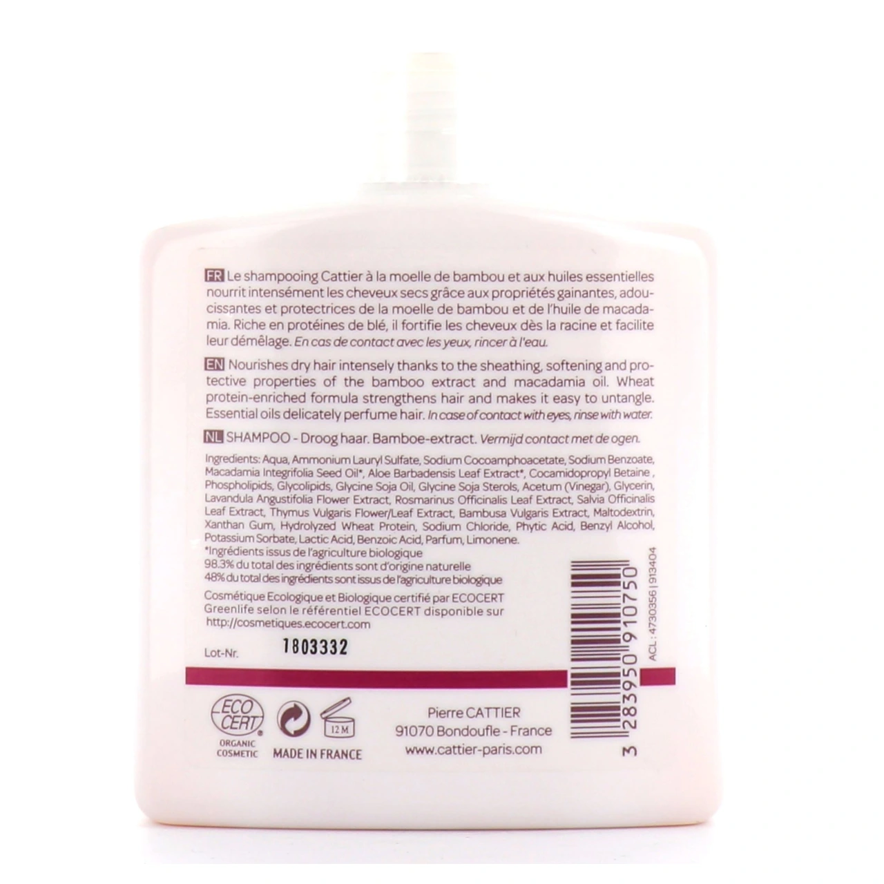 Cattier Shampooing Bio - Vue 26