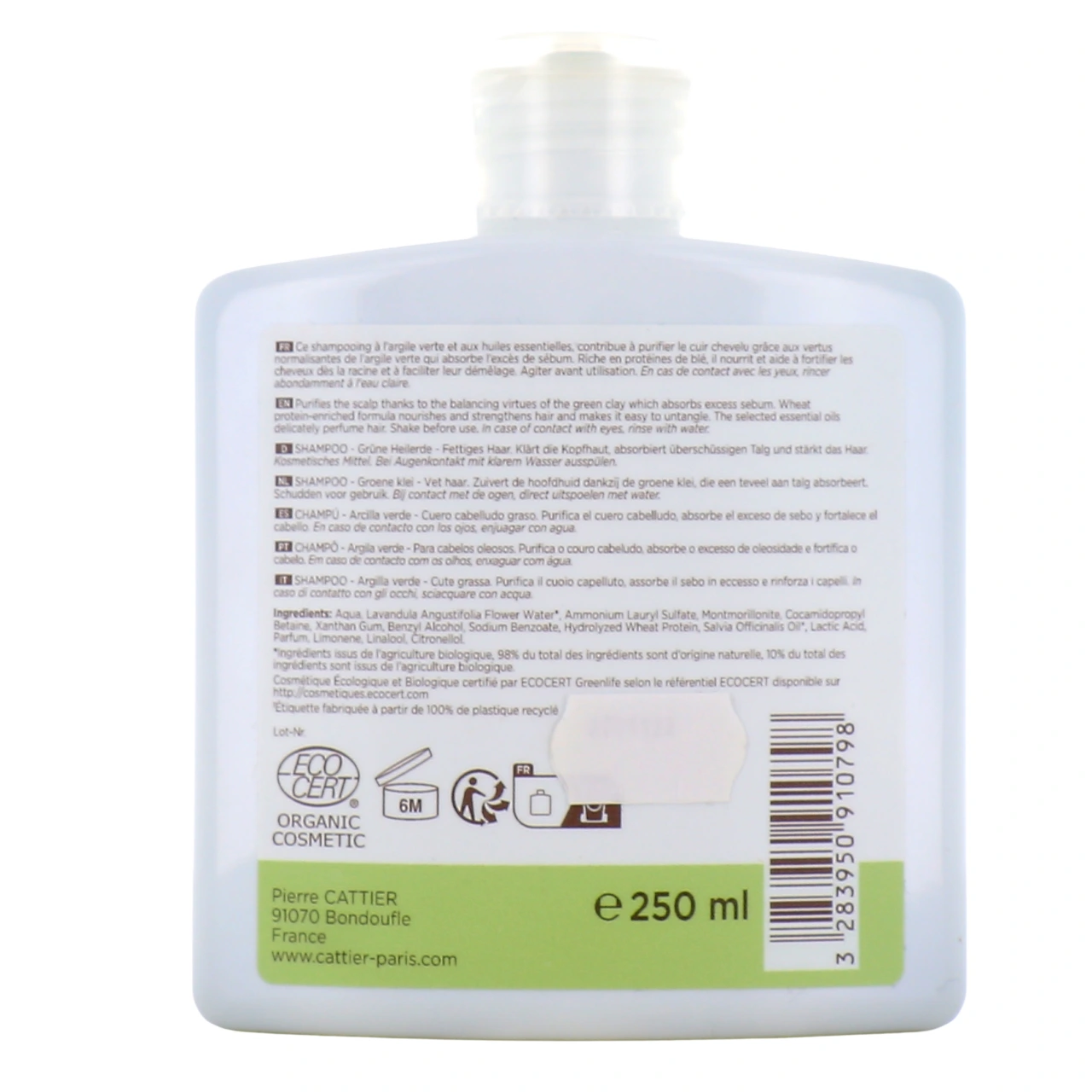 Cattier Shampooing Bio - Vue 3