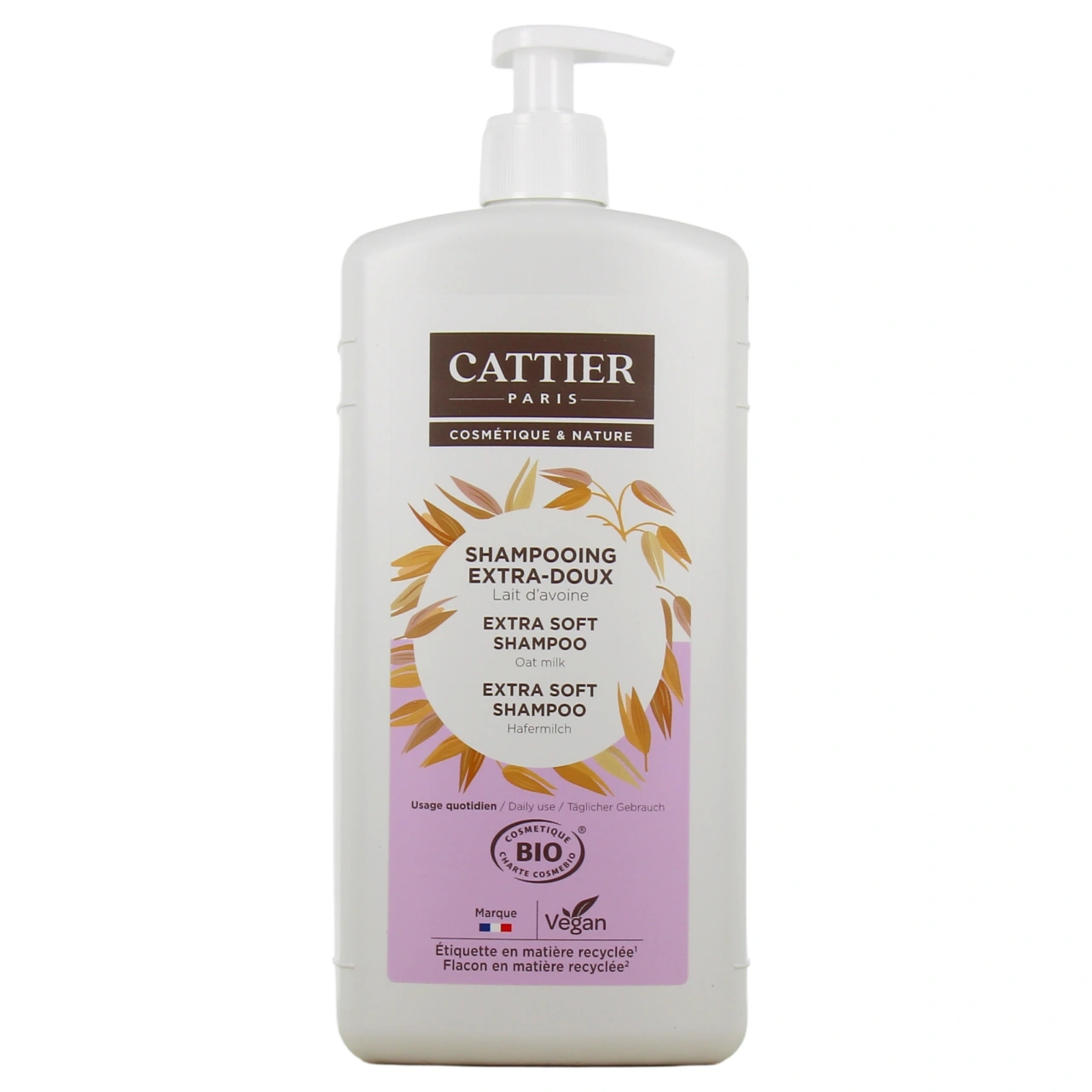 Cattier Shampooing Bio Extra-Doux Lait d'Avoine - Vue 2