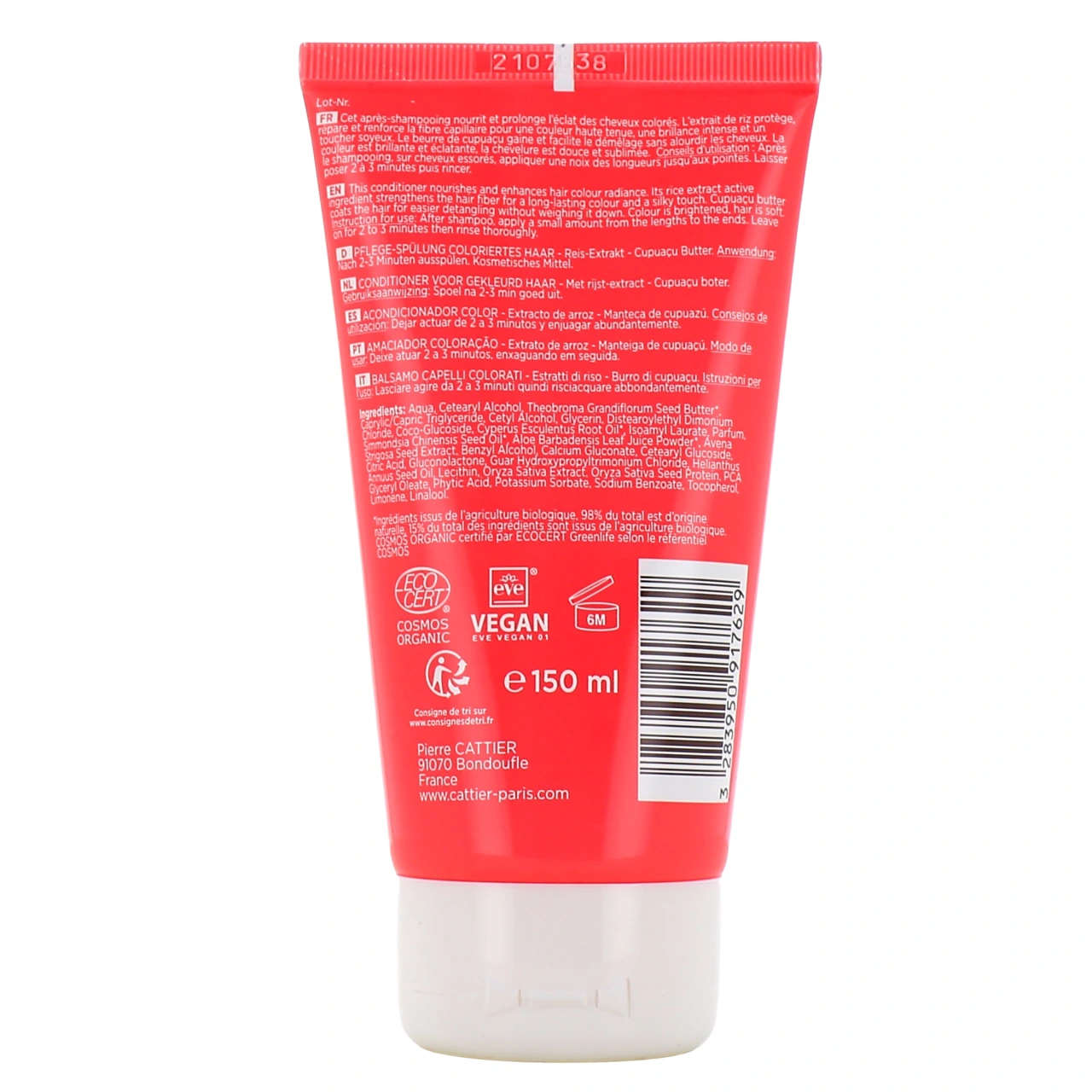 Cattier Après-Shampooing Bio Soin Couleur - Vue 3