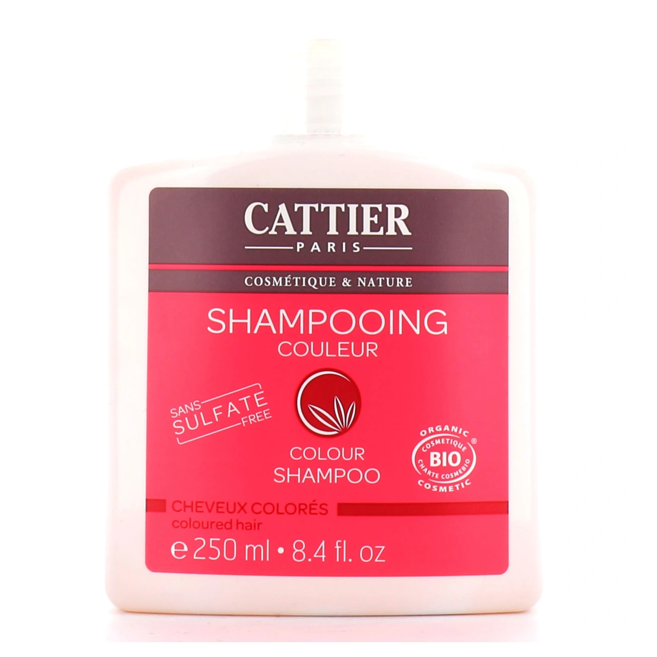 Cattier Shampooing Couleur Bio Sans Sulfate - Cattier