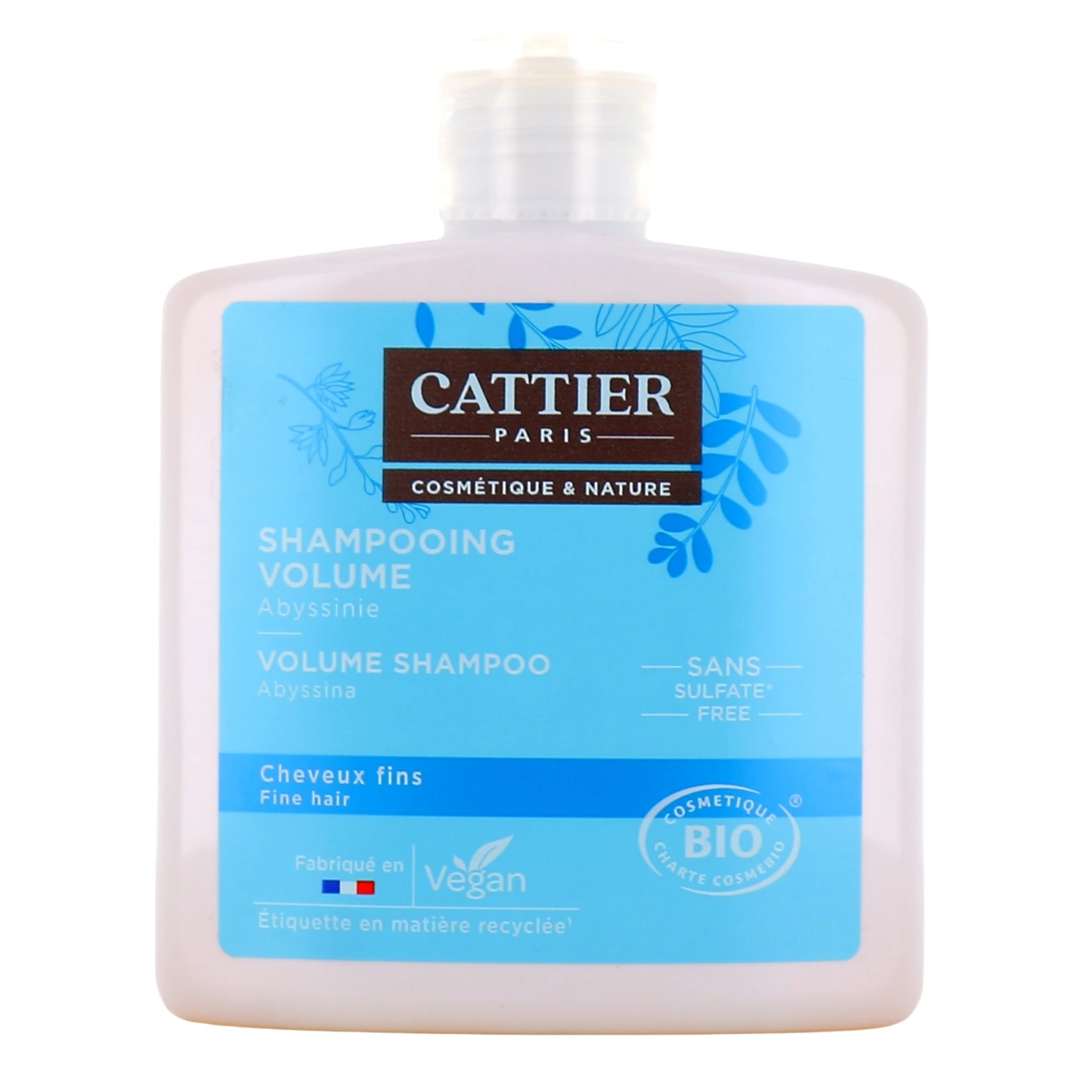 Cattier Shampooing Volume Bio Sans Sulfate - Vue 2