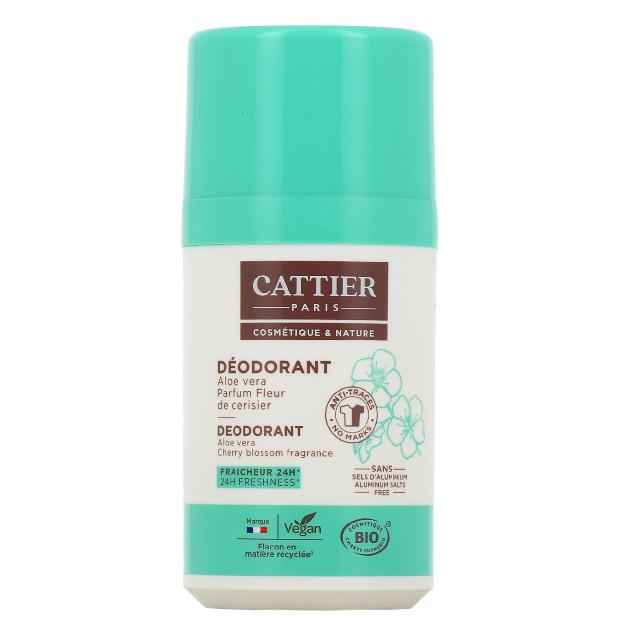 Cattier Déodorant Roll-On 24h Bio - Vue 5