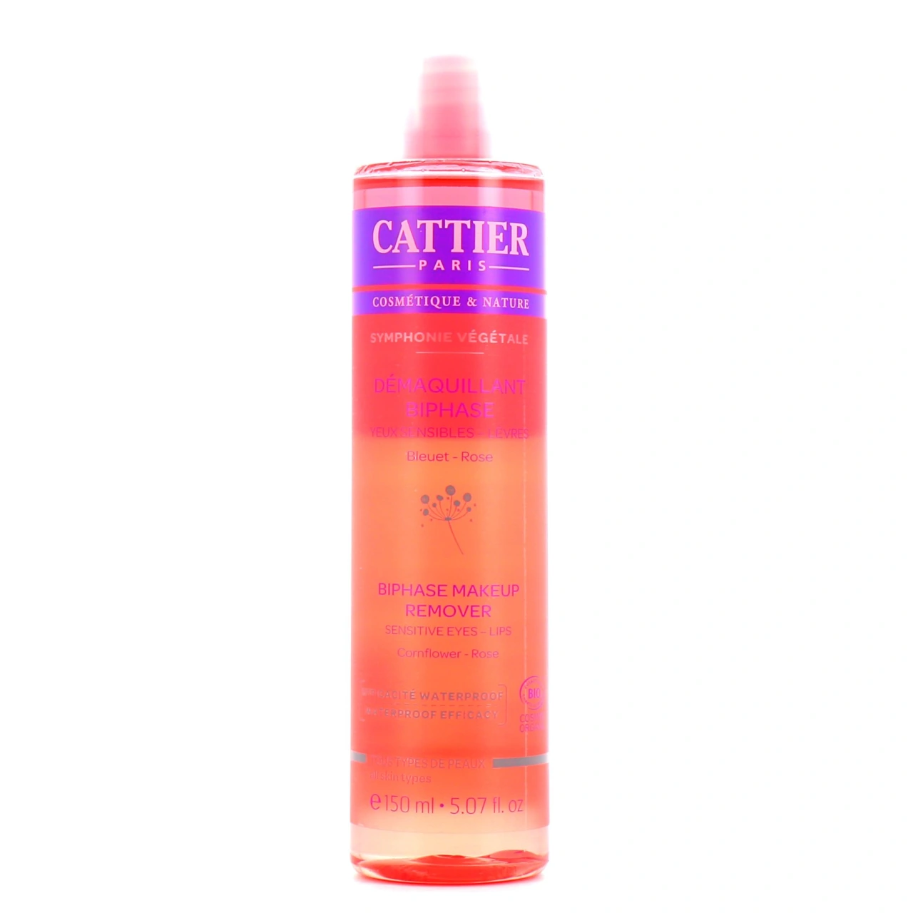 Cattier Démaquillant Biphase Bio Yeux et Lèvres - Cattier