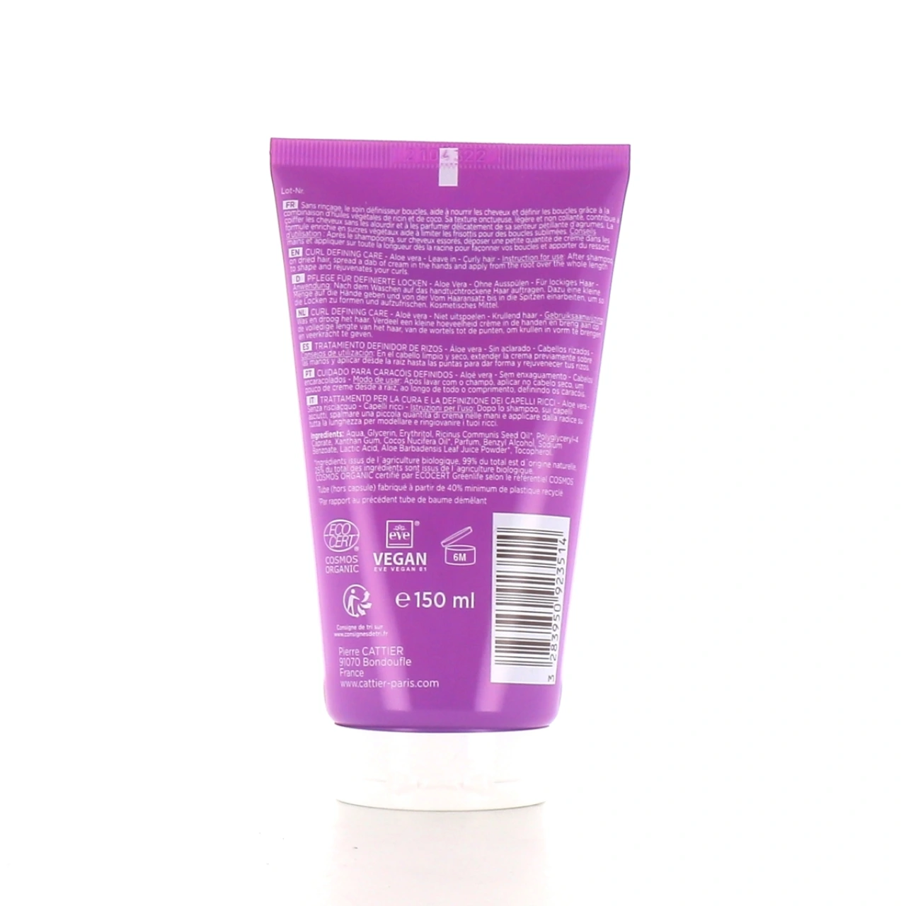 Cattier Soin Définisseur Boucles Bio - Vue 2