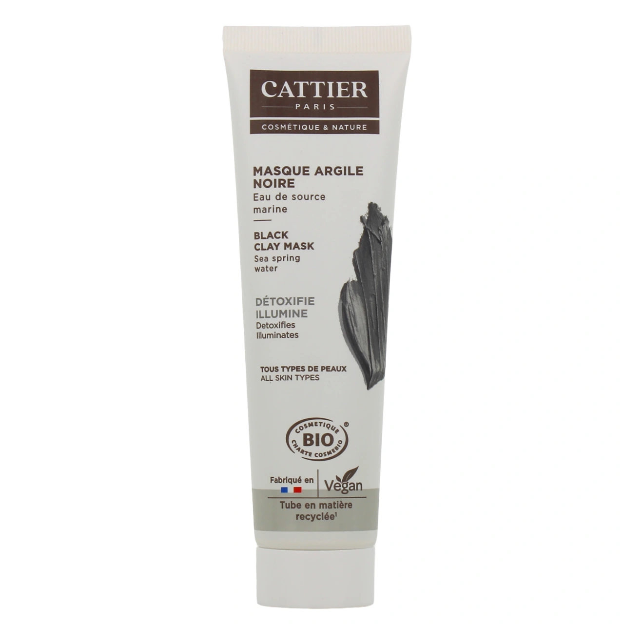 Cattier Masque Argile Noire Bio - Vue 2