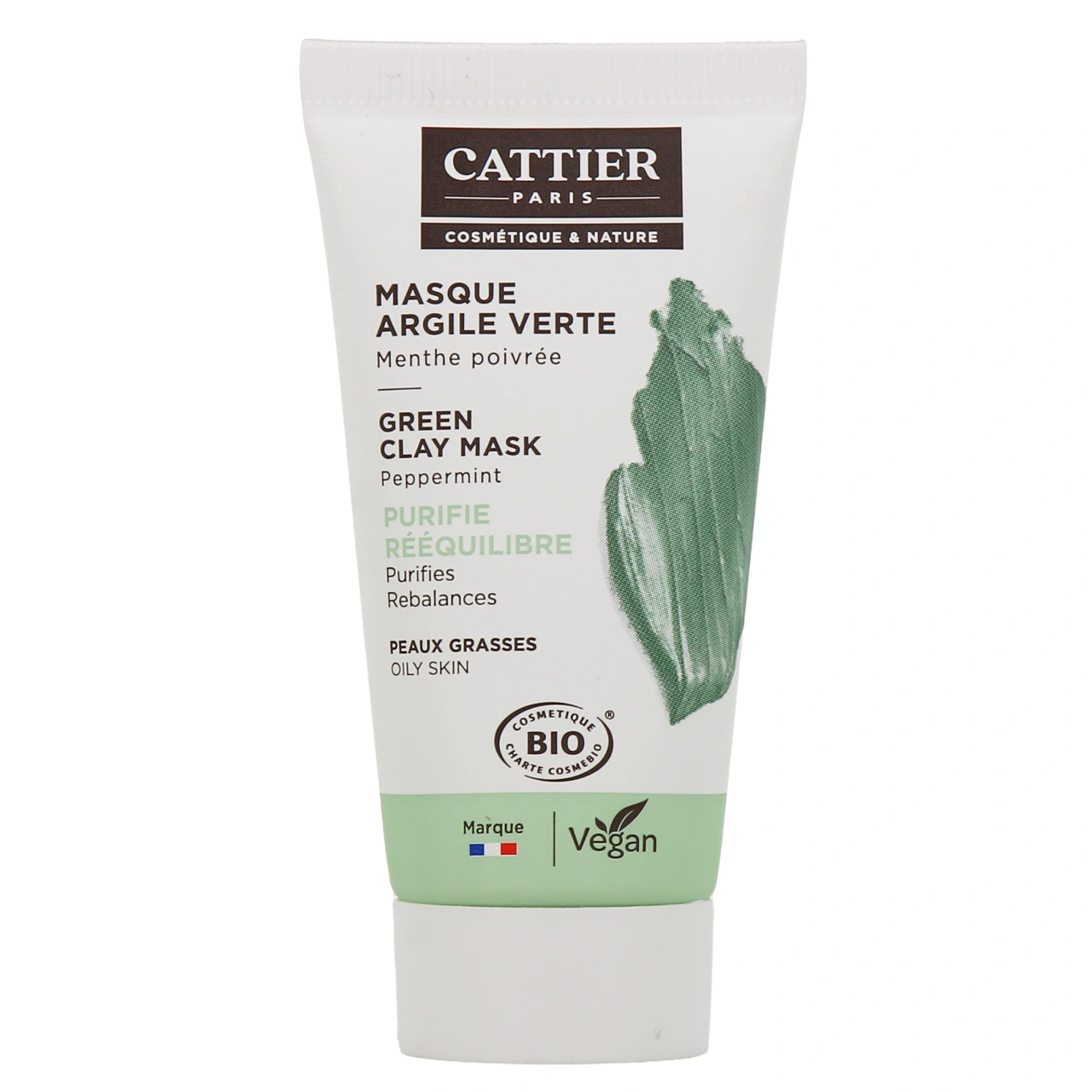 Cattier Masque Argile Verte Bio - Vue 2