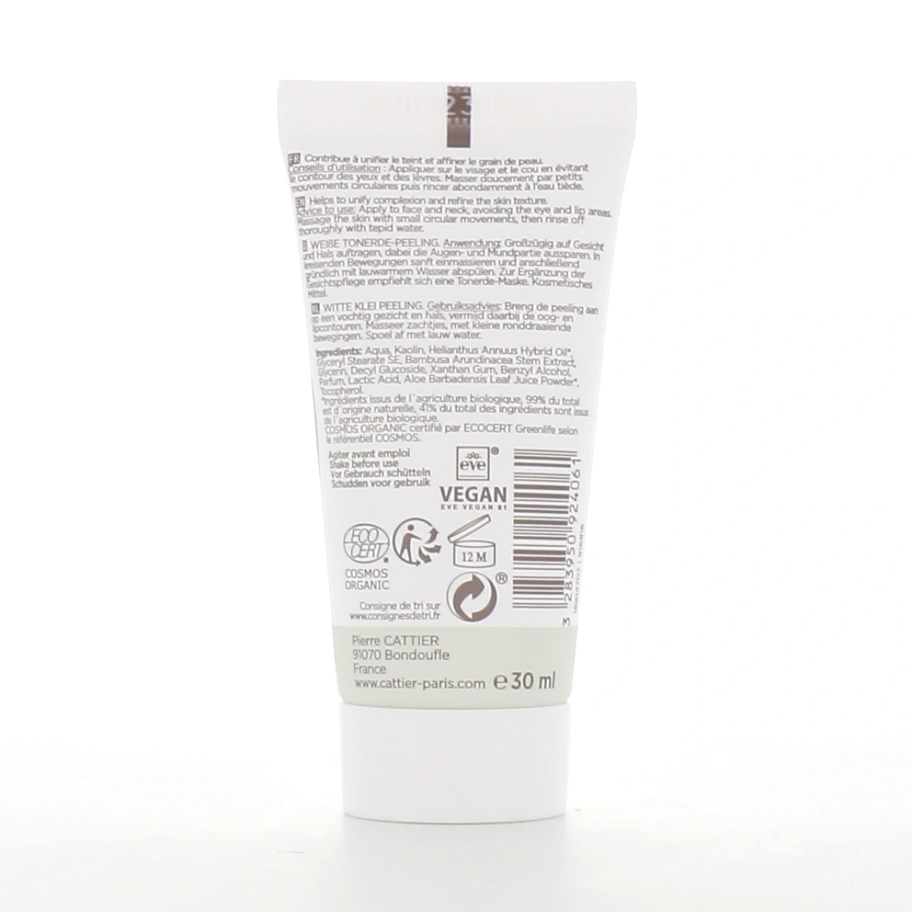 Cattier Gommage Argile Blanche Bio - Vue 2