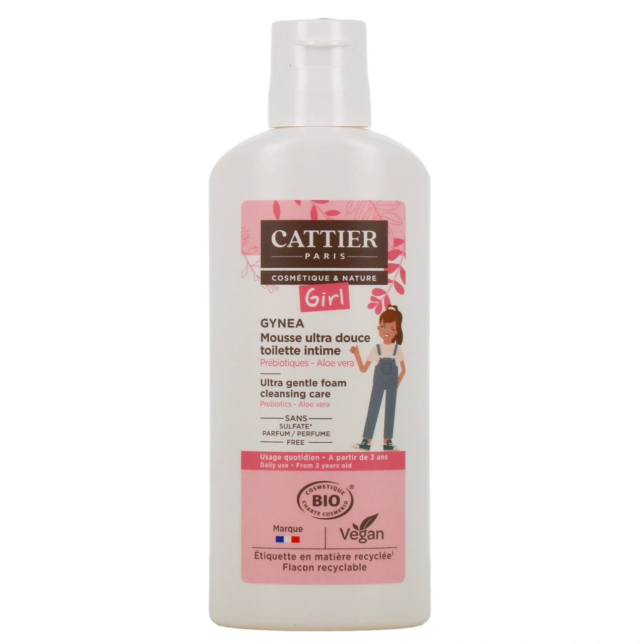 Cattier Gynea Girl Mousse Ultra Douce Toilette Intime Bio - Vue 2