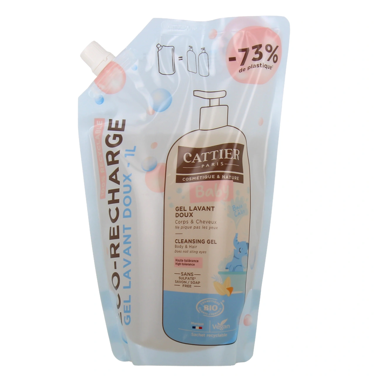 Cattier Bébé Gel Lavant Doux Bio - Vue 5