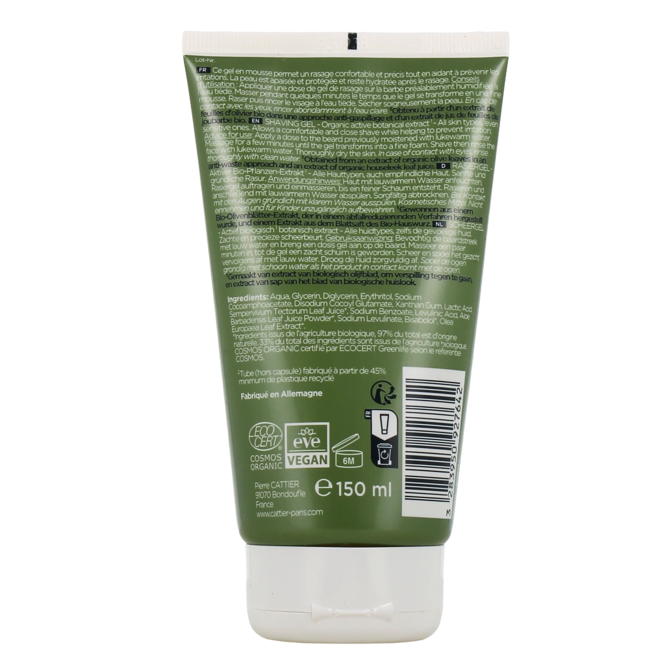 Cattier Men Gel de Rasage - Vue 3