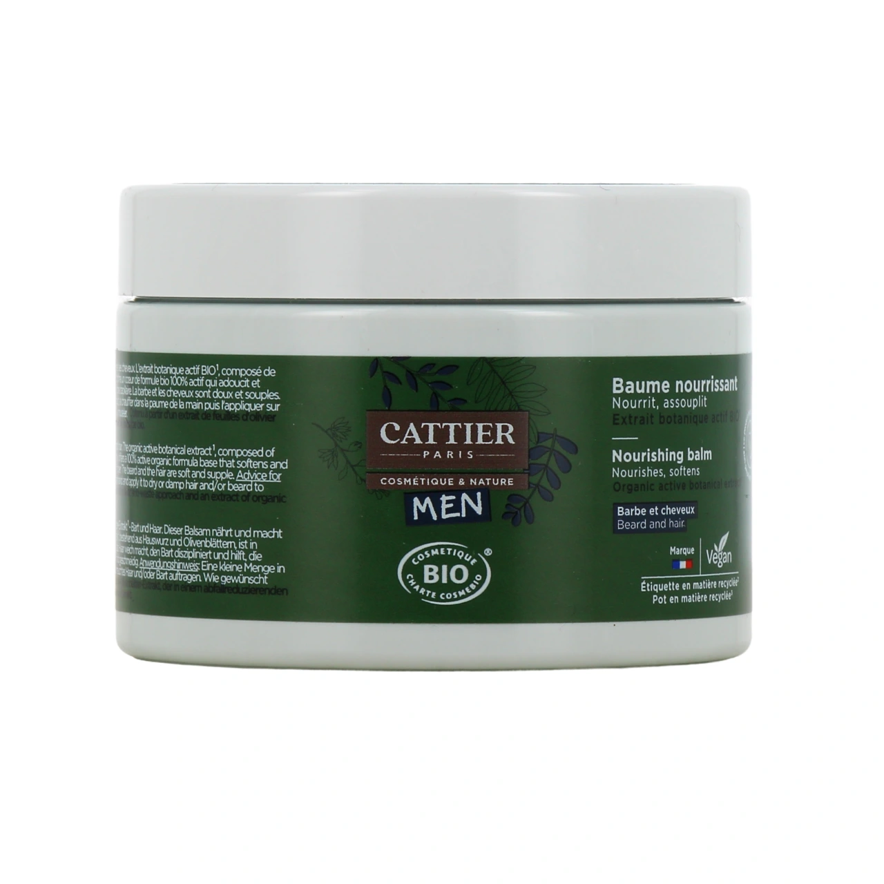 Cattier Men Baume Nourrissant Barbe et Cheveux - Vue 2