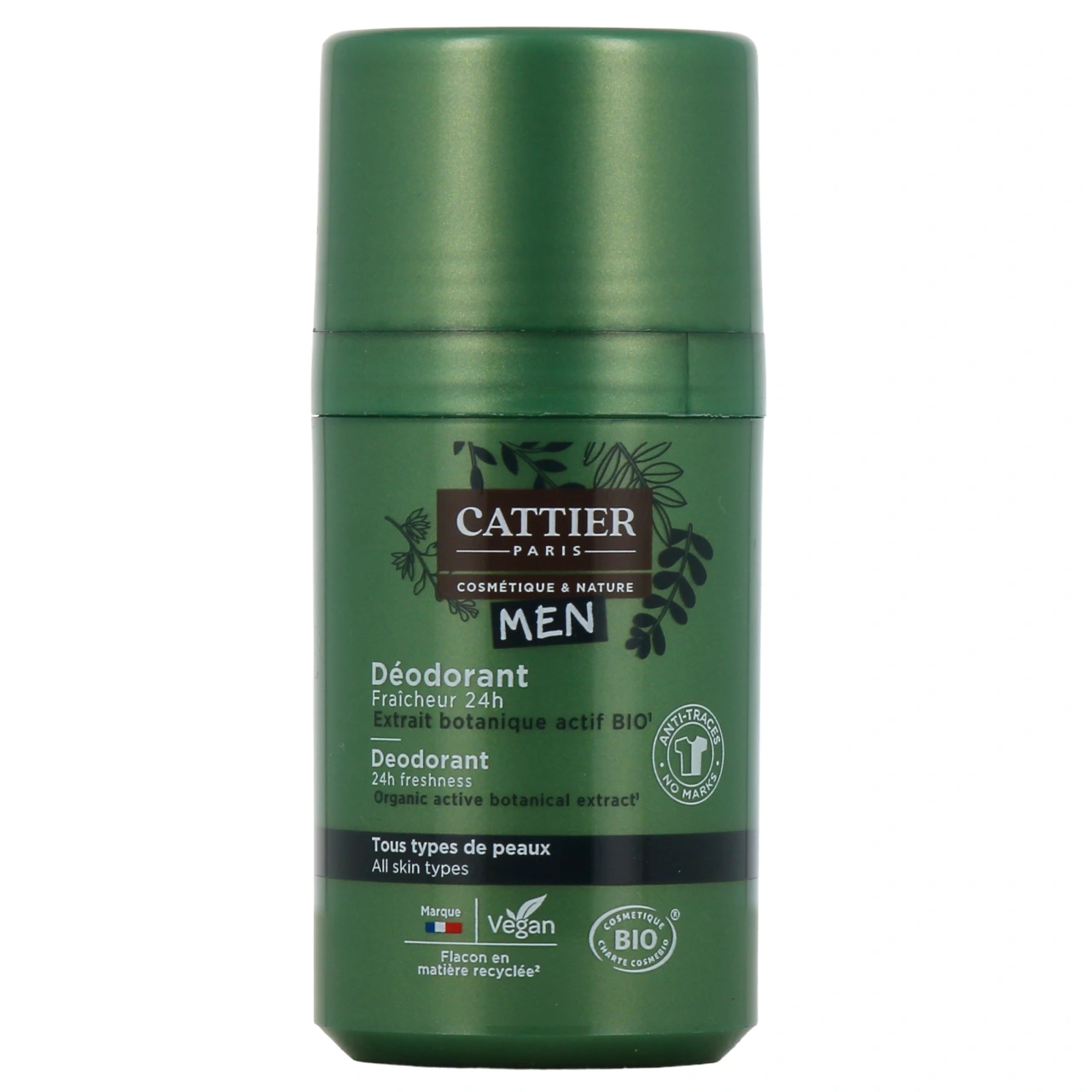 Cattier Men Déodorant Bio - Vue 2