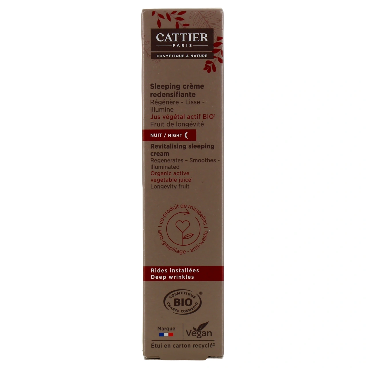 Cattier Sleeping Crème Redensifiante Bio - Vue 2