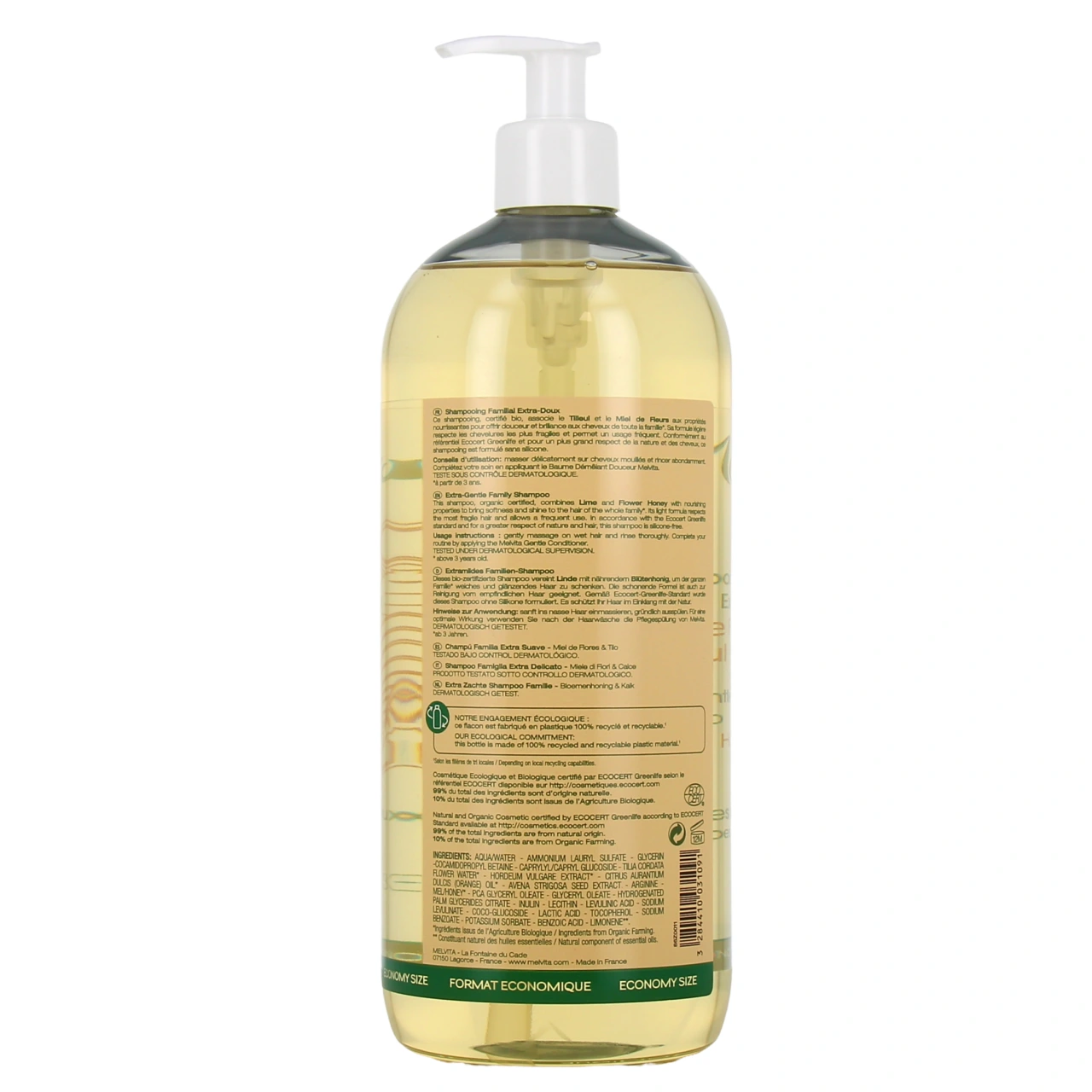 Melvita Shampooing Familial Extra-Doux - Vue 3