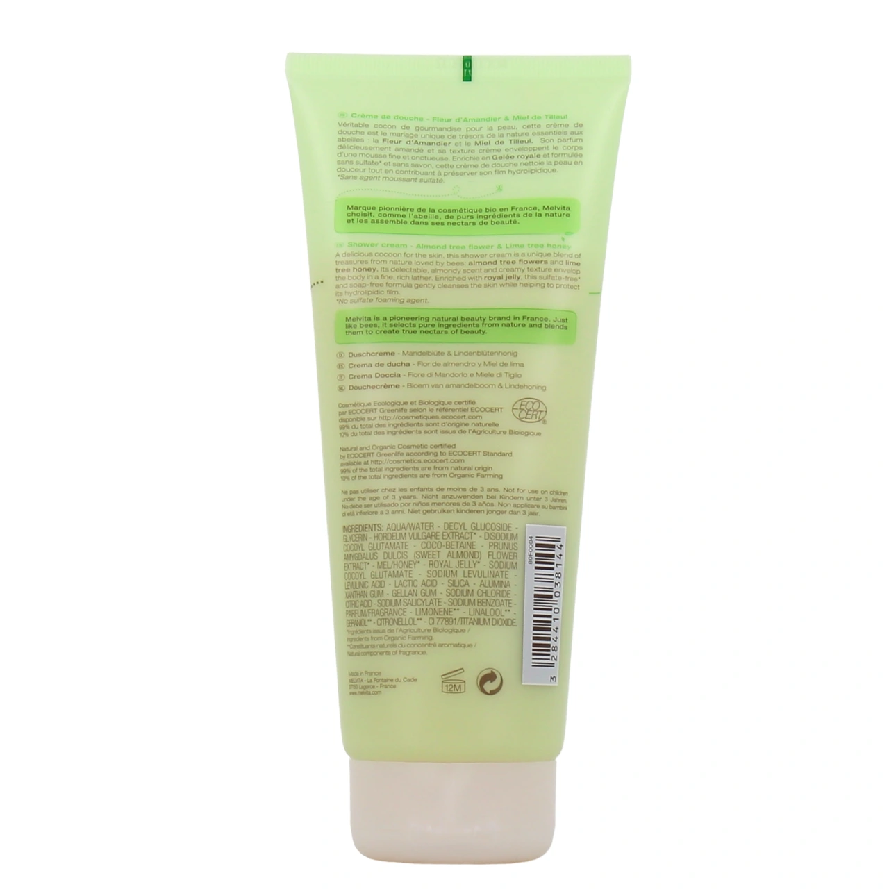 Melvita Fleurs d'amandier et miel de tilleul Crème de douche - Vue 3
