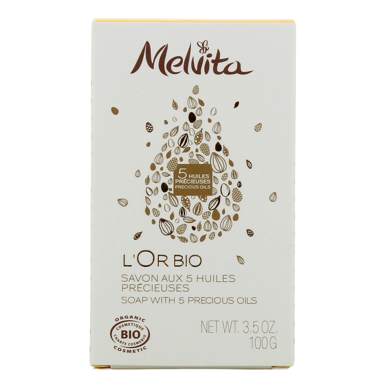 Melvita L'Or Bio Savon aux 5 huiles précieuses - Vue 2