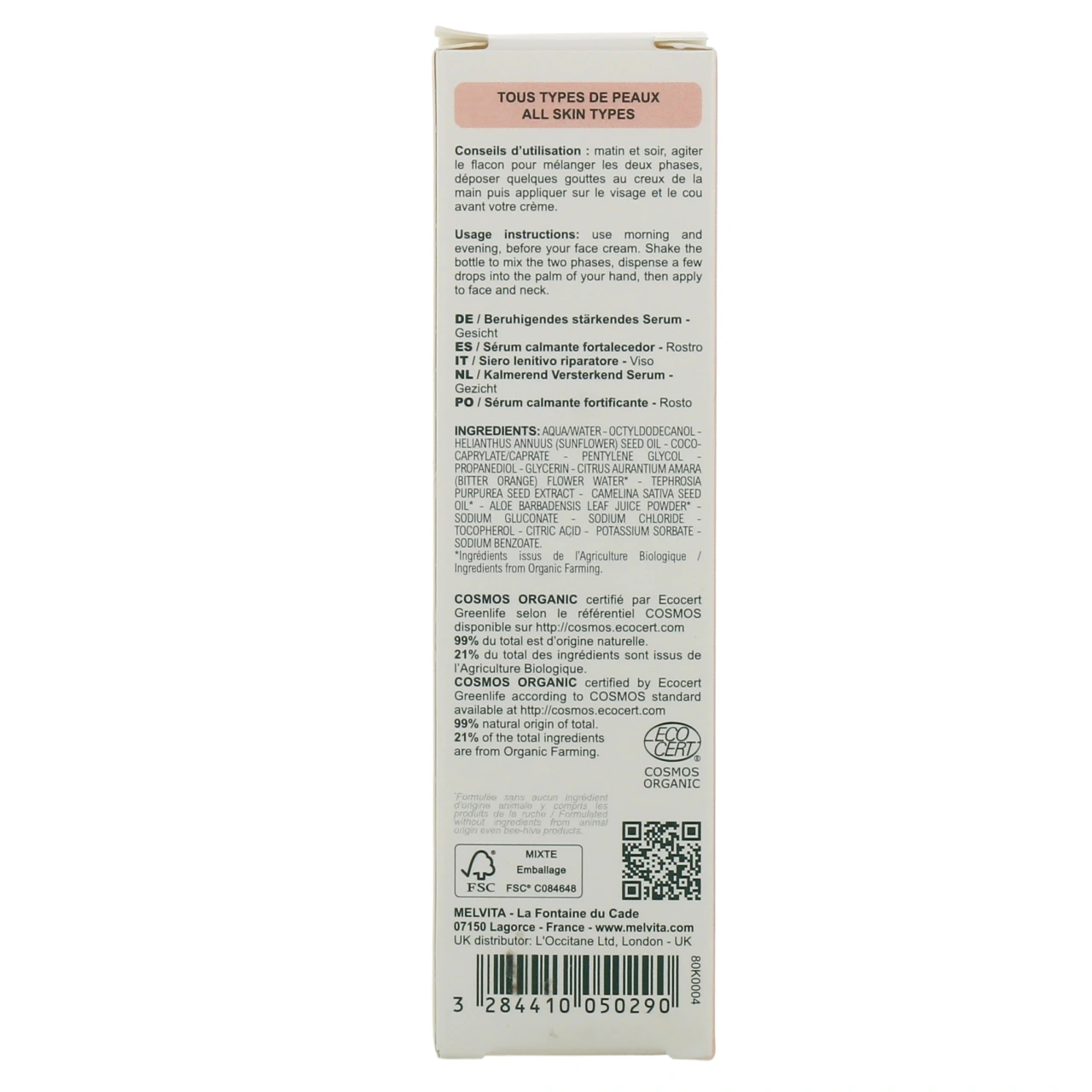 Melvita NectarCalm Sérum Apaisant Fortifiant - Vue 3
