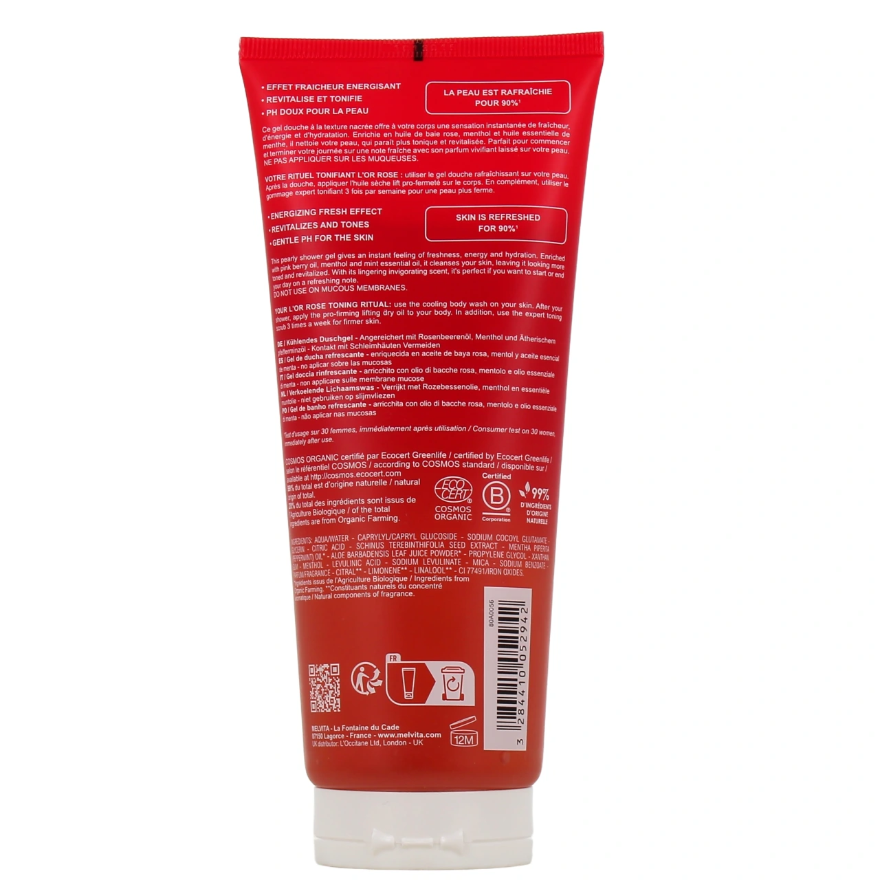 Melvita L'Or Rose Gel Douche - Vue 3