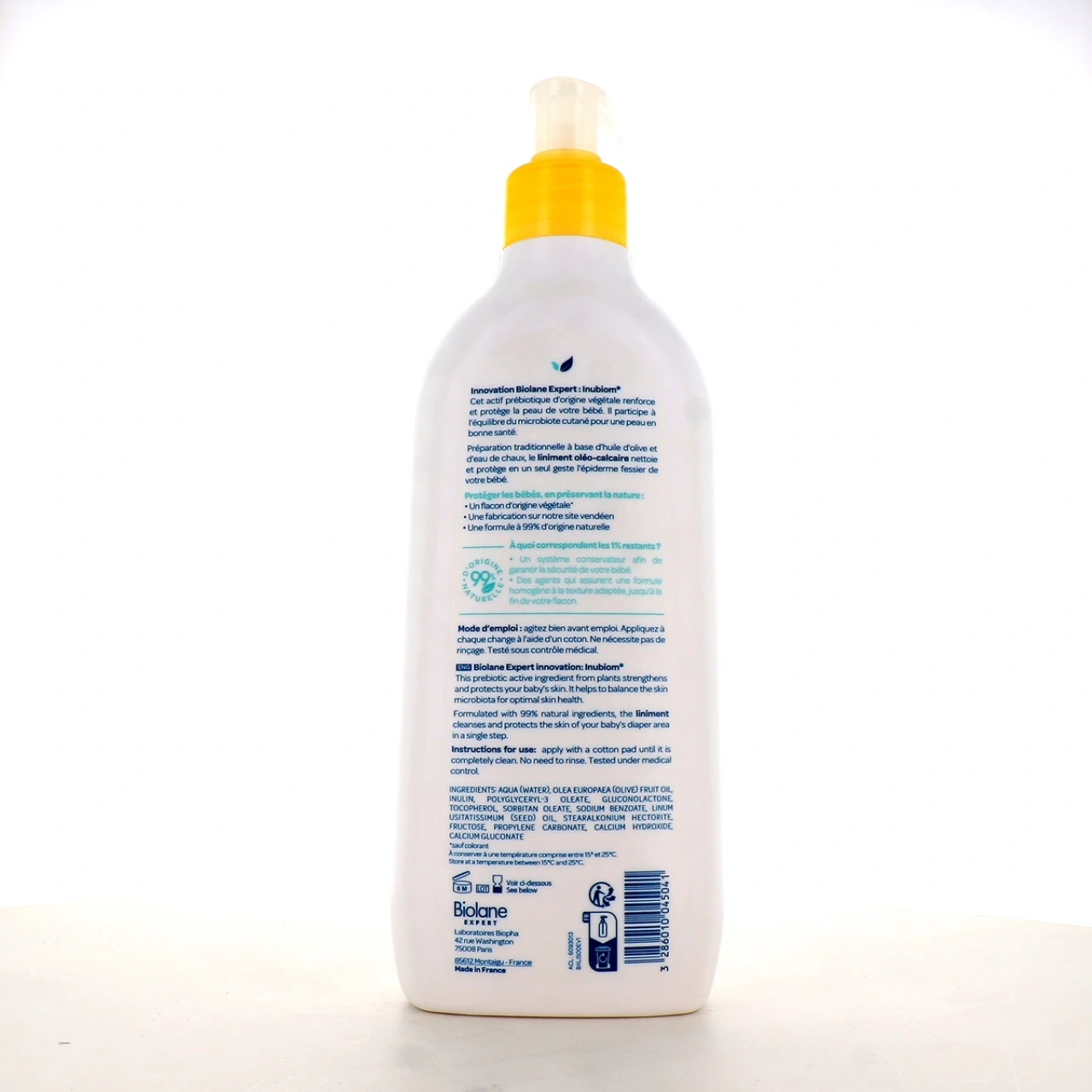 Biolane Expert Liniment Oléo-Calcaire à l'Huile d'Olive - Vue 2