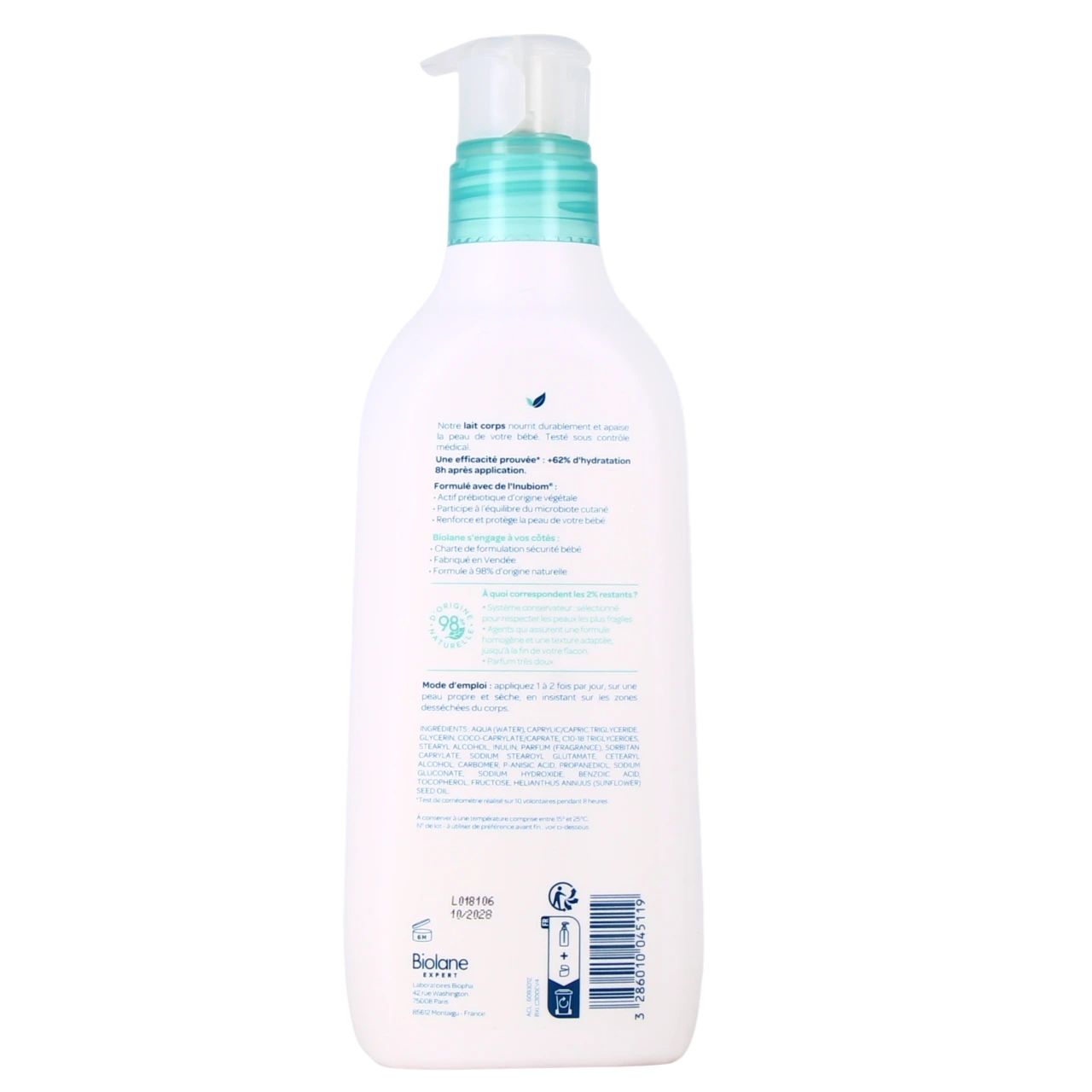 Biolane Expert Lait Corps - Vue 3