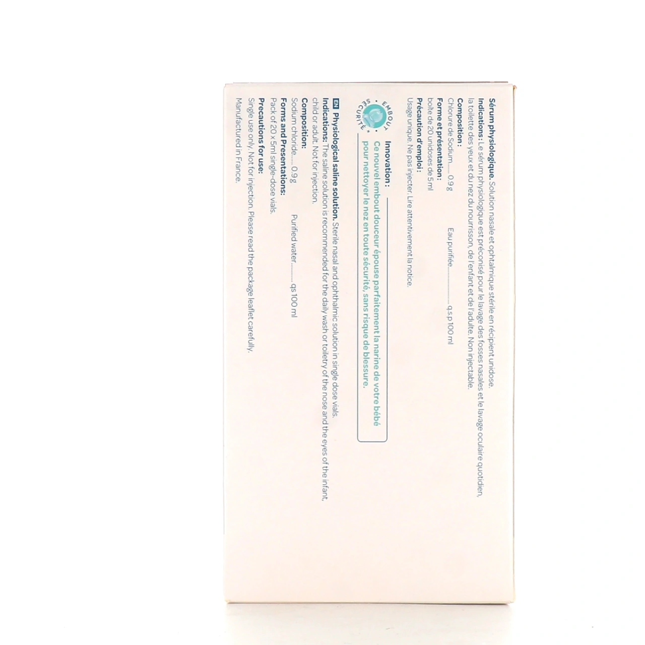 Biolane Expert Sérum Physiologique Embout Sécurité + - Vue 2