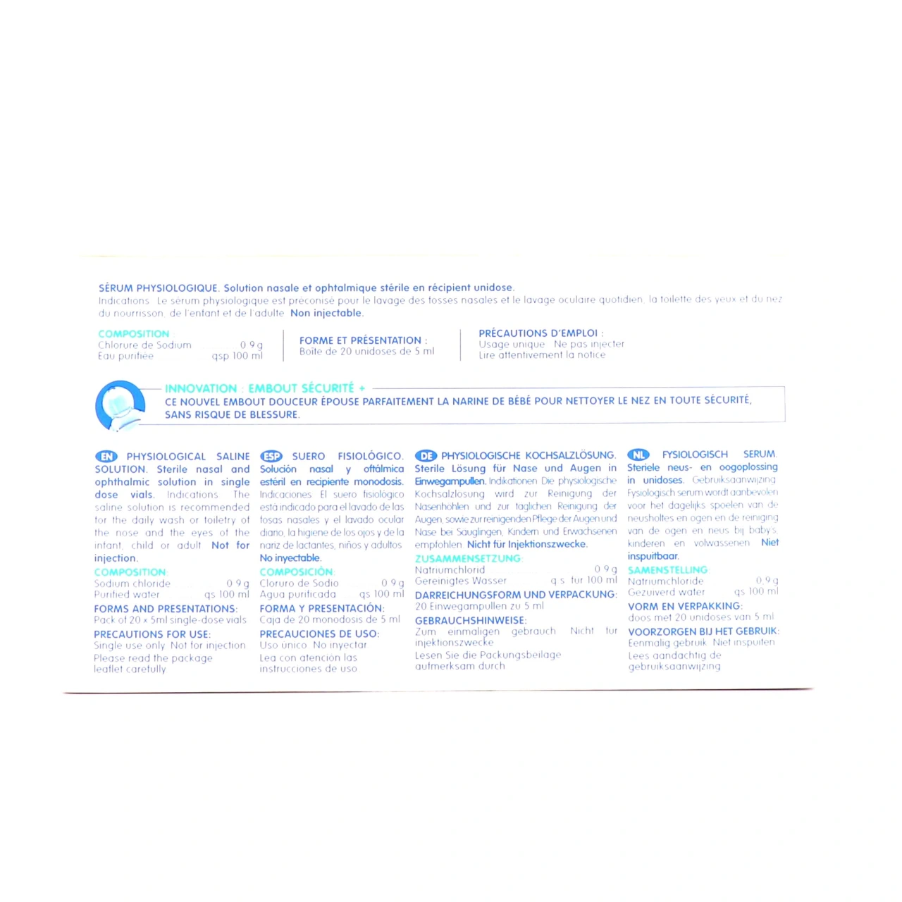 Biolane Expert Sérum Physiologique Embout Sécurité + - Vue 4