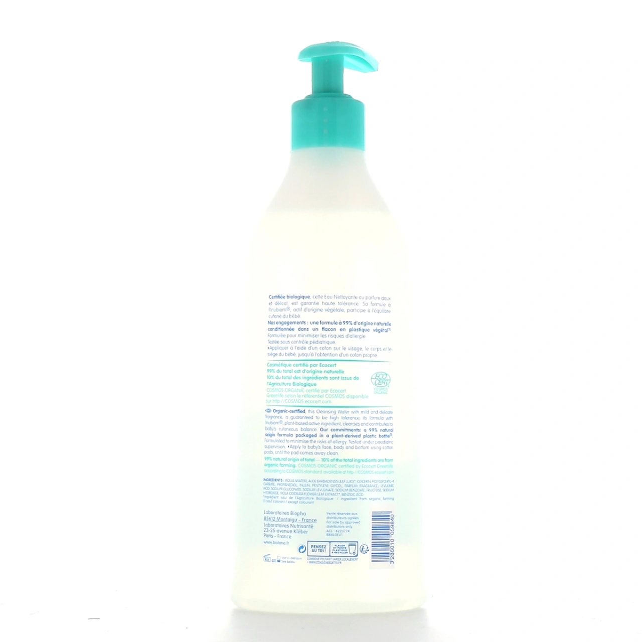 Biolane Expert Eau Nettoyante Sans Rinçage Bio - Vue 4