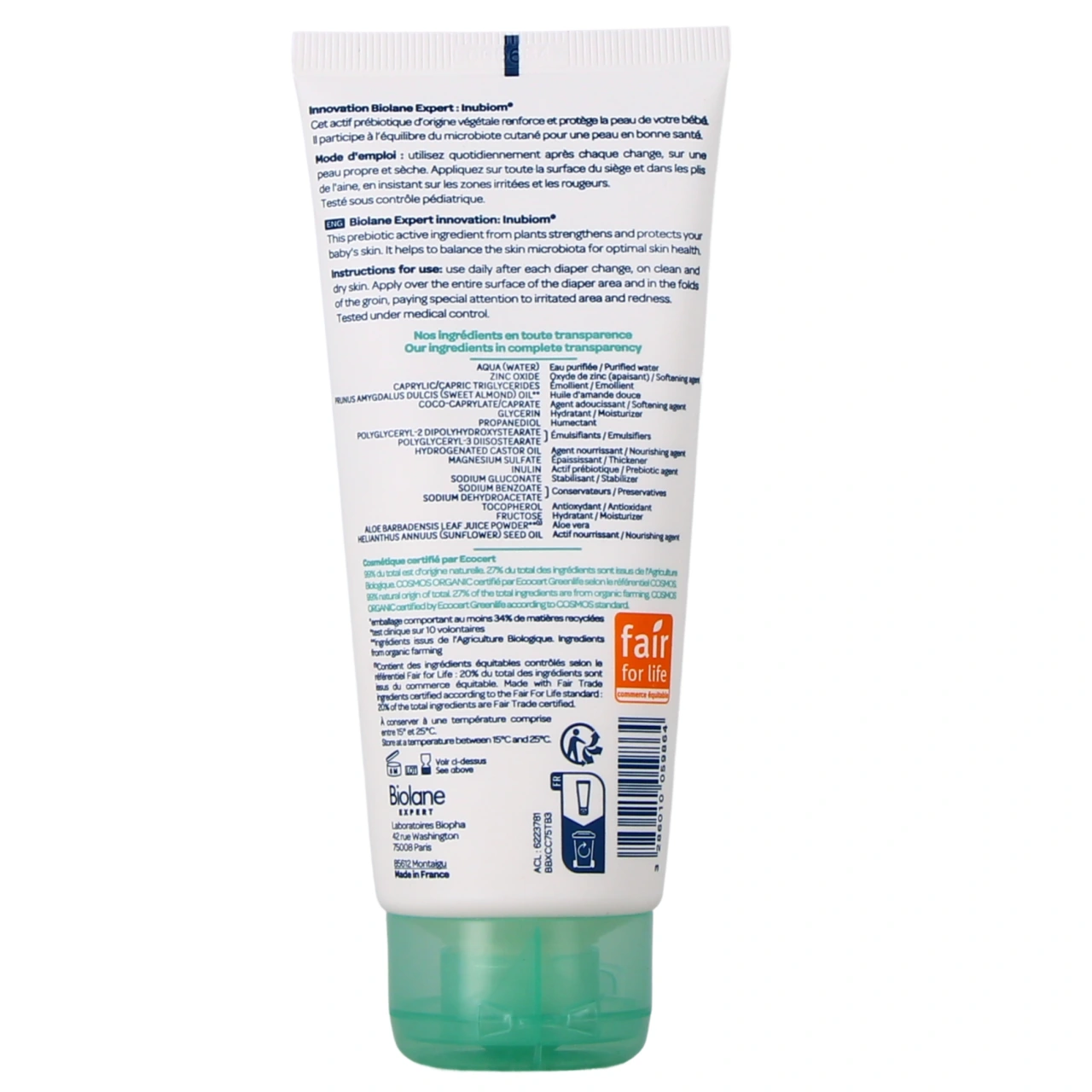 Biolane Expert Crème Change Bio - Vue 3