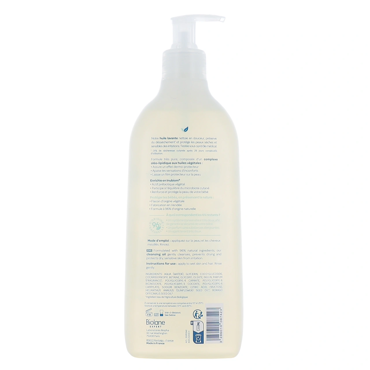 Biolane Expert Huile Lavante - Vue 3