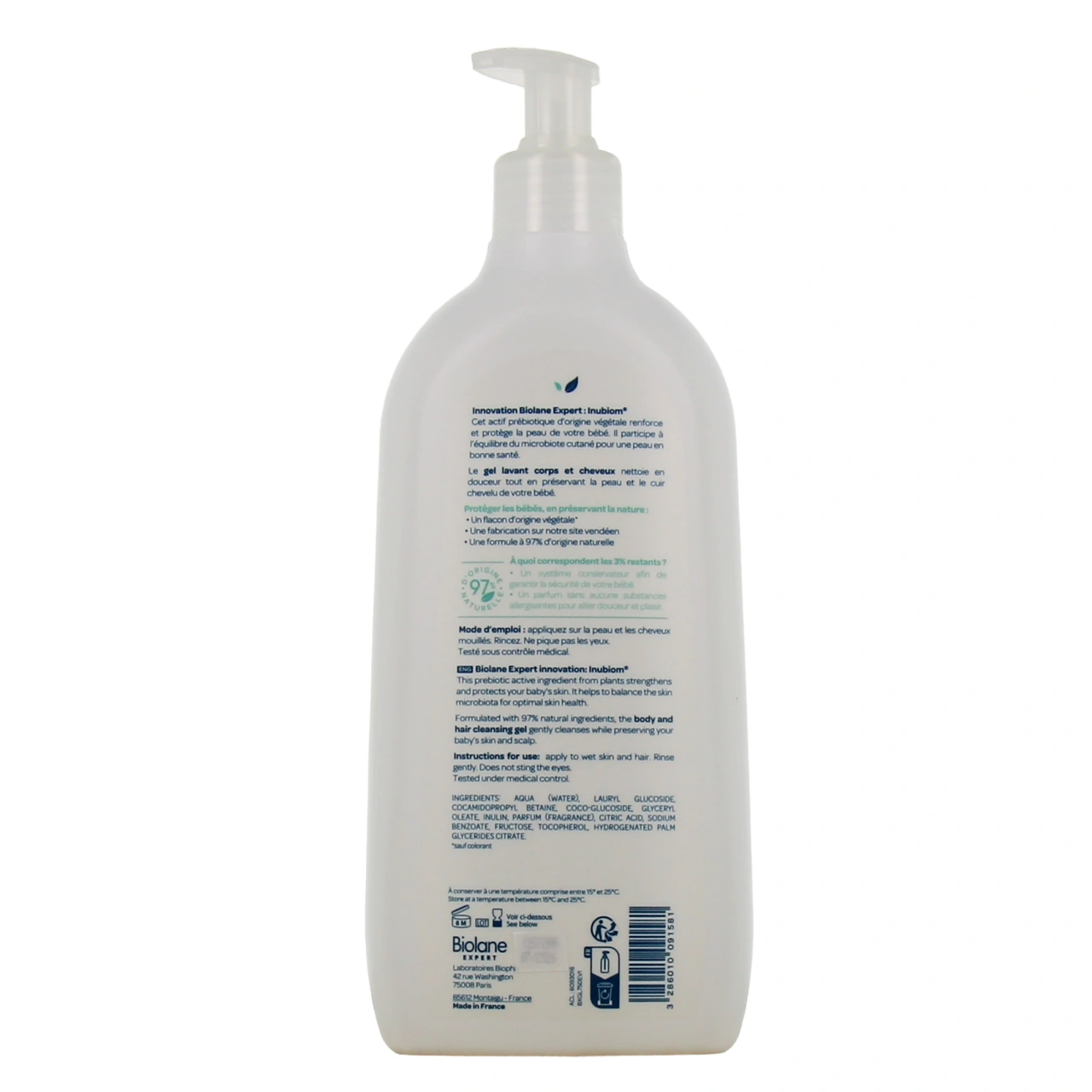 Biolane Expert Gel lavant corps et cheveux - Vue 7