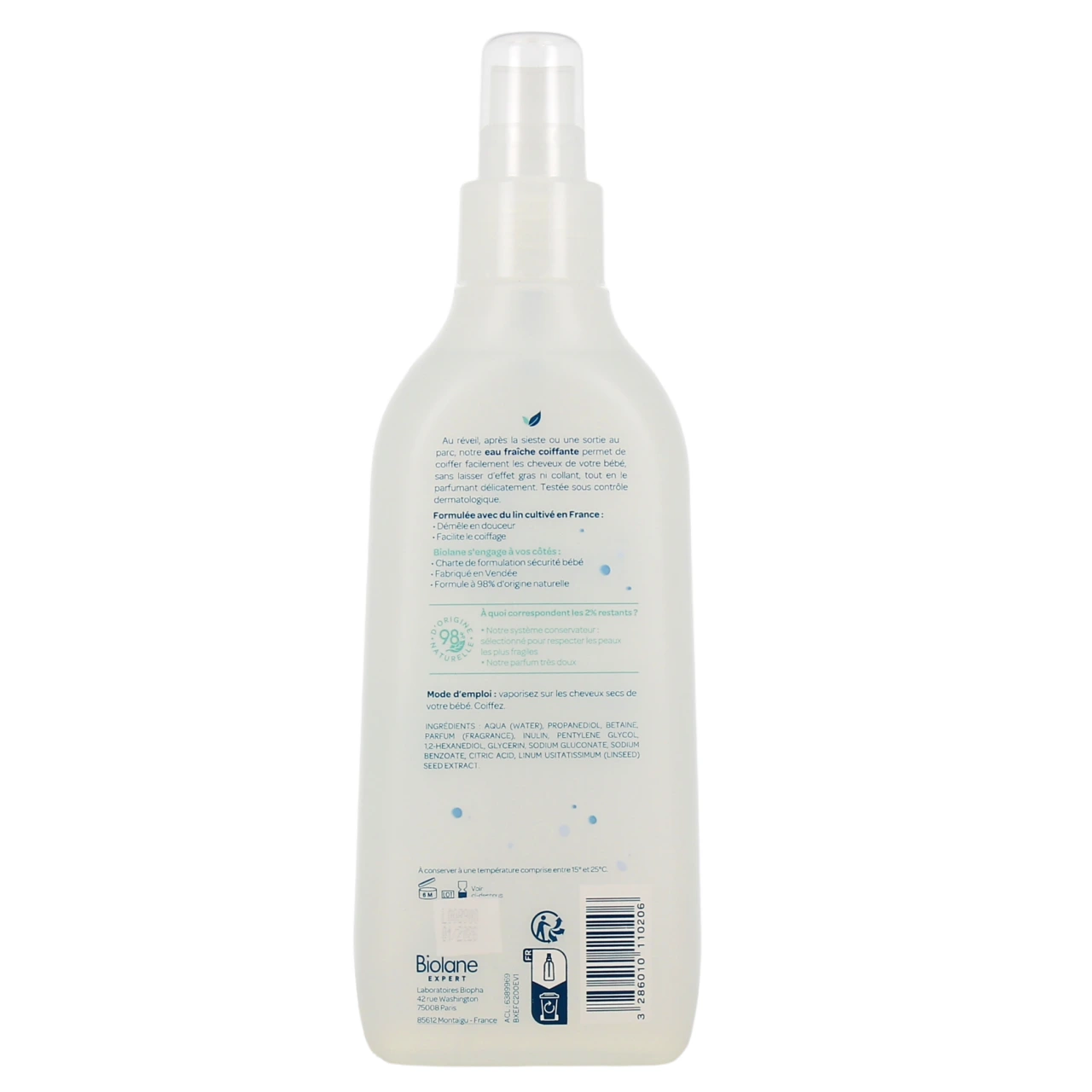 Biolane Expert Eau Fraîche Coiffante - Vue 3