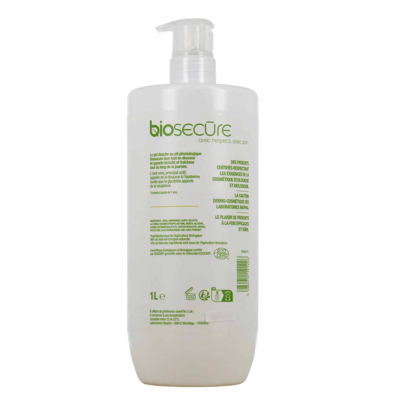Biosecure Gel Douche Bio Sans Savon - Vue 3