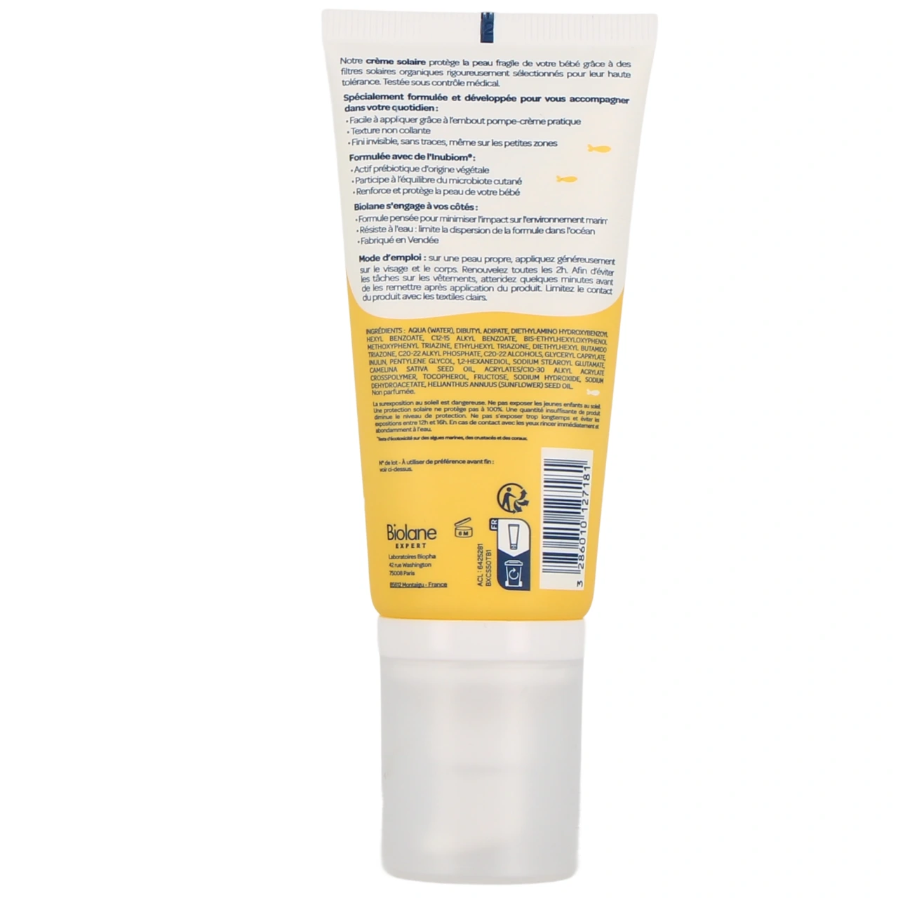 Biolane Expert Crème Solaire Bébé SPF 50+ - Vue 3