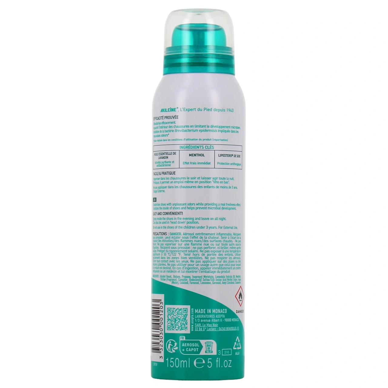 Akileïne Spray Assainissant Déo-Chaussures - Vue 3