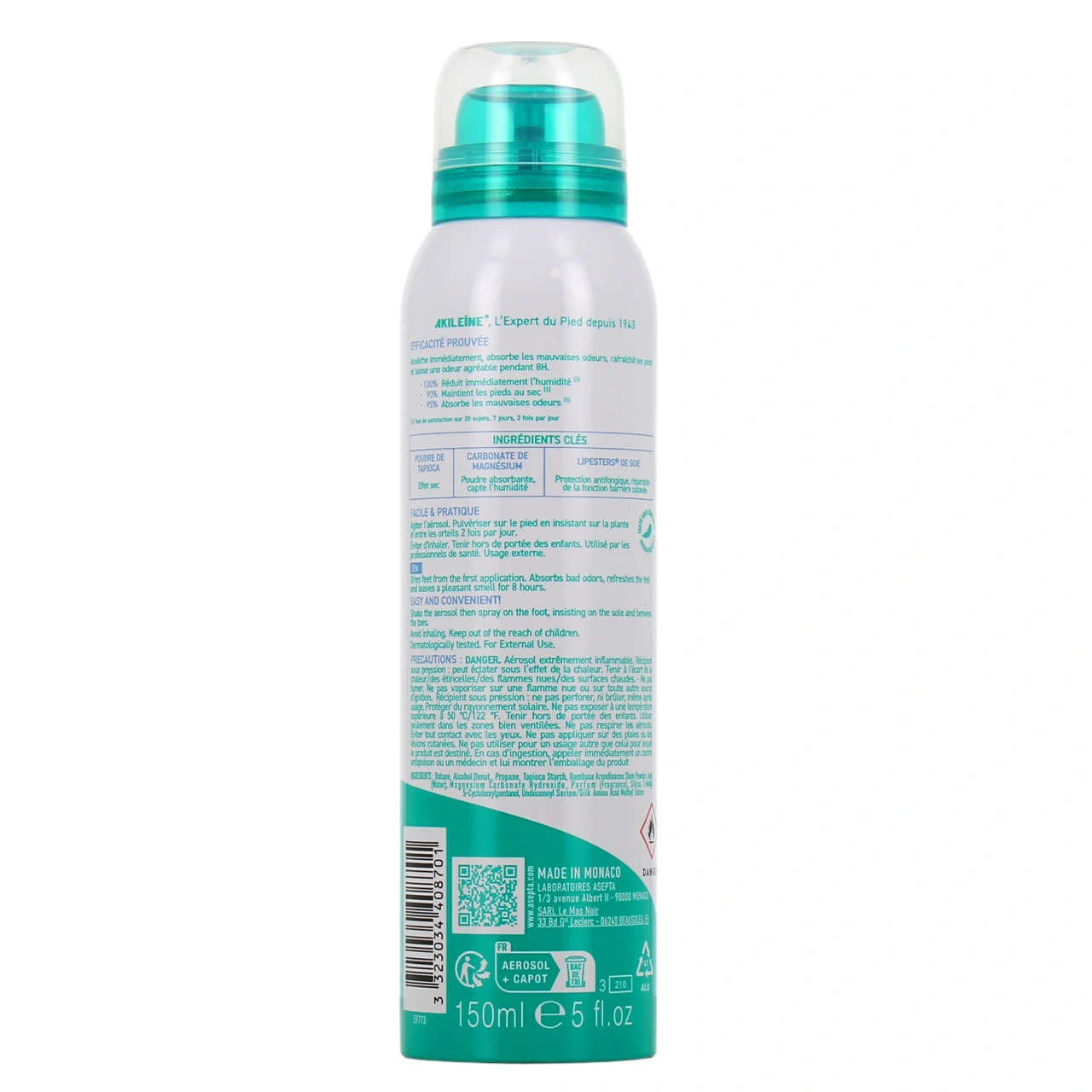 Akileïne Spray Poudre Asséchant - Vue 3