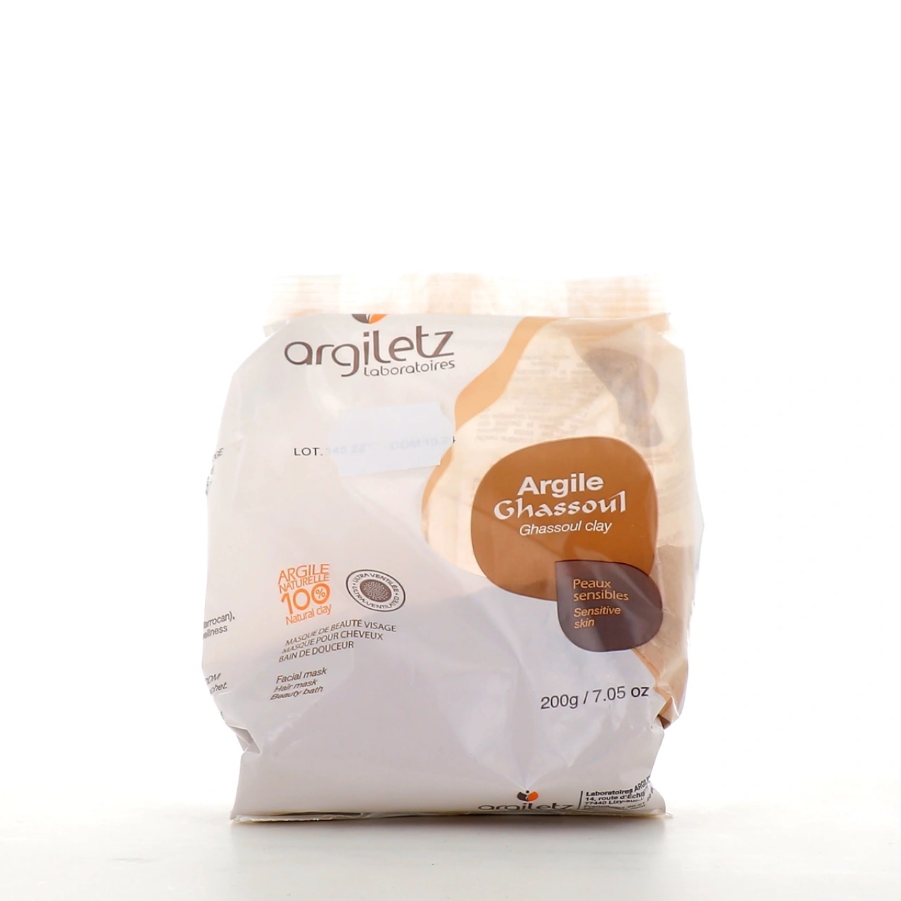 Argiletz Poudre d'argile Ghassoul ultra-ventilée - Argiletz