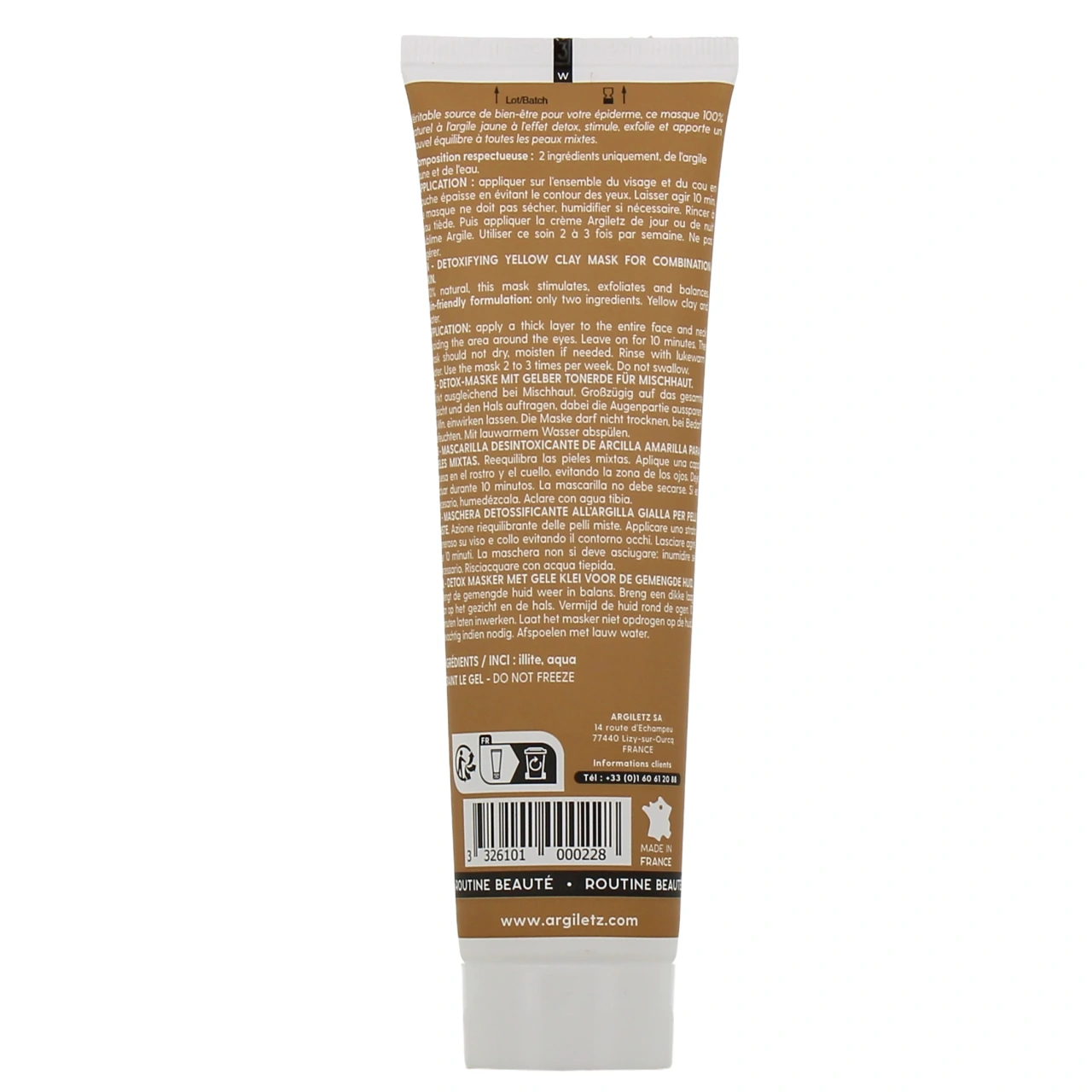 Argiletz Masque Argile Jaune - Vue 6