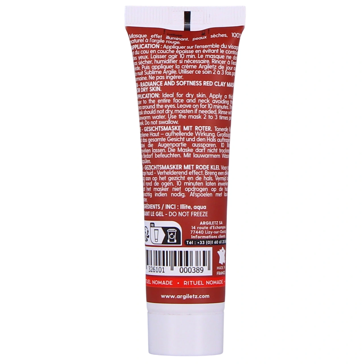 Argiletz Masque Argile Rouge - Vue 3
