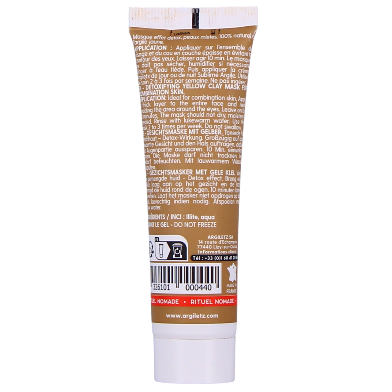 Argiletz Masque Argile Jaune - Vue 3