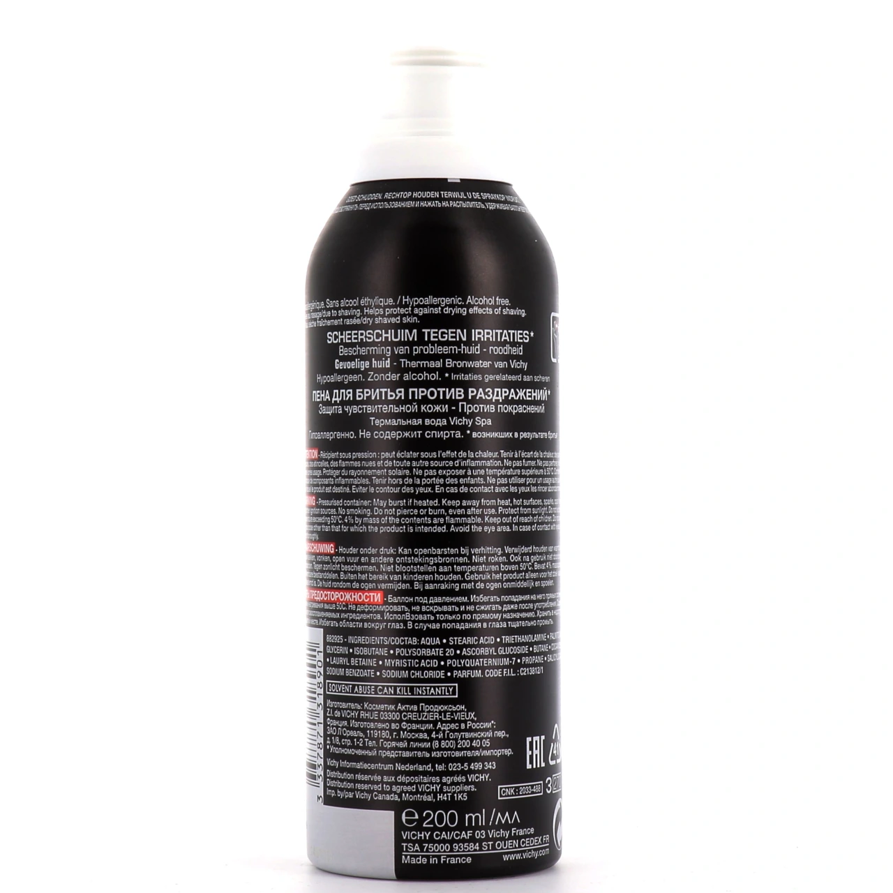 Vichy Homme Mousse de Rasage Anti-irritations - Vue 2
