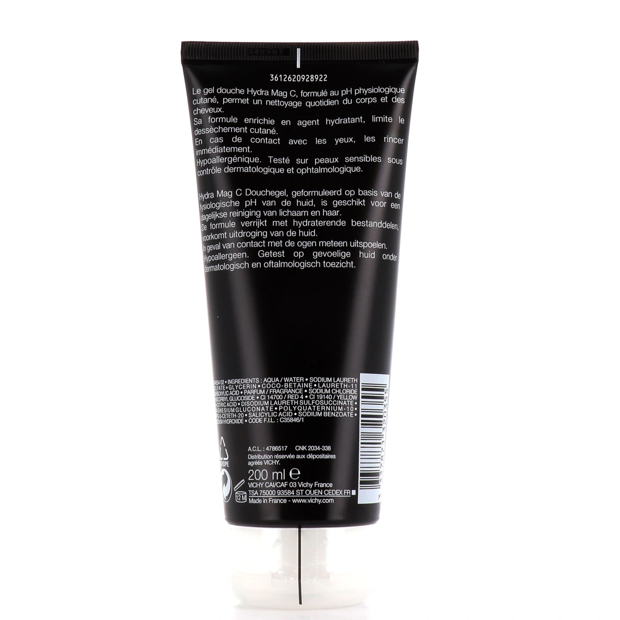 Vichy Homme Hydra Mag C Gel douche Corps et cheveux - Vue 2