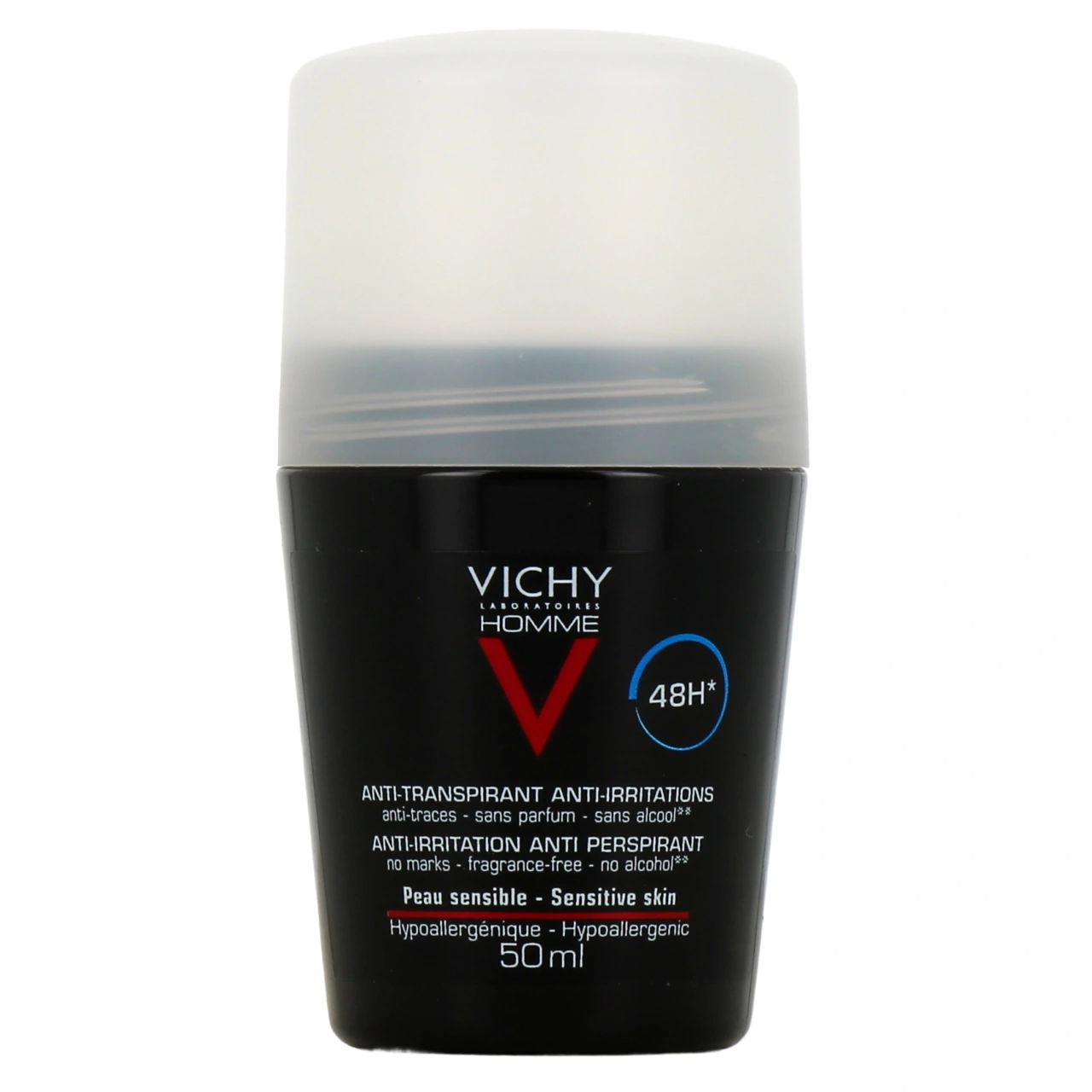 Vichy Homme Déodorant Anti-transpirant 48h Peaux sensibles - Vue 5