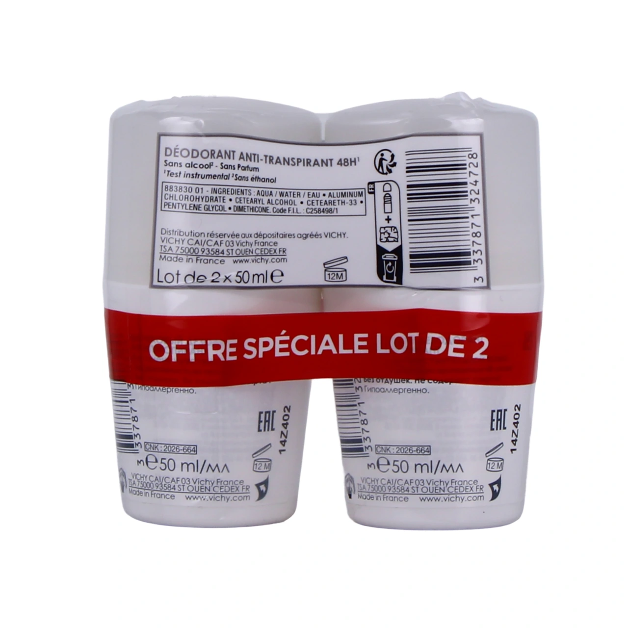 Vichy Déodorant Anti-Transpirant Apaisant 48h - Vue 9