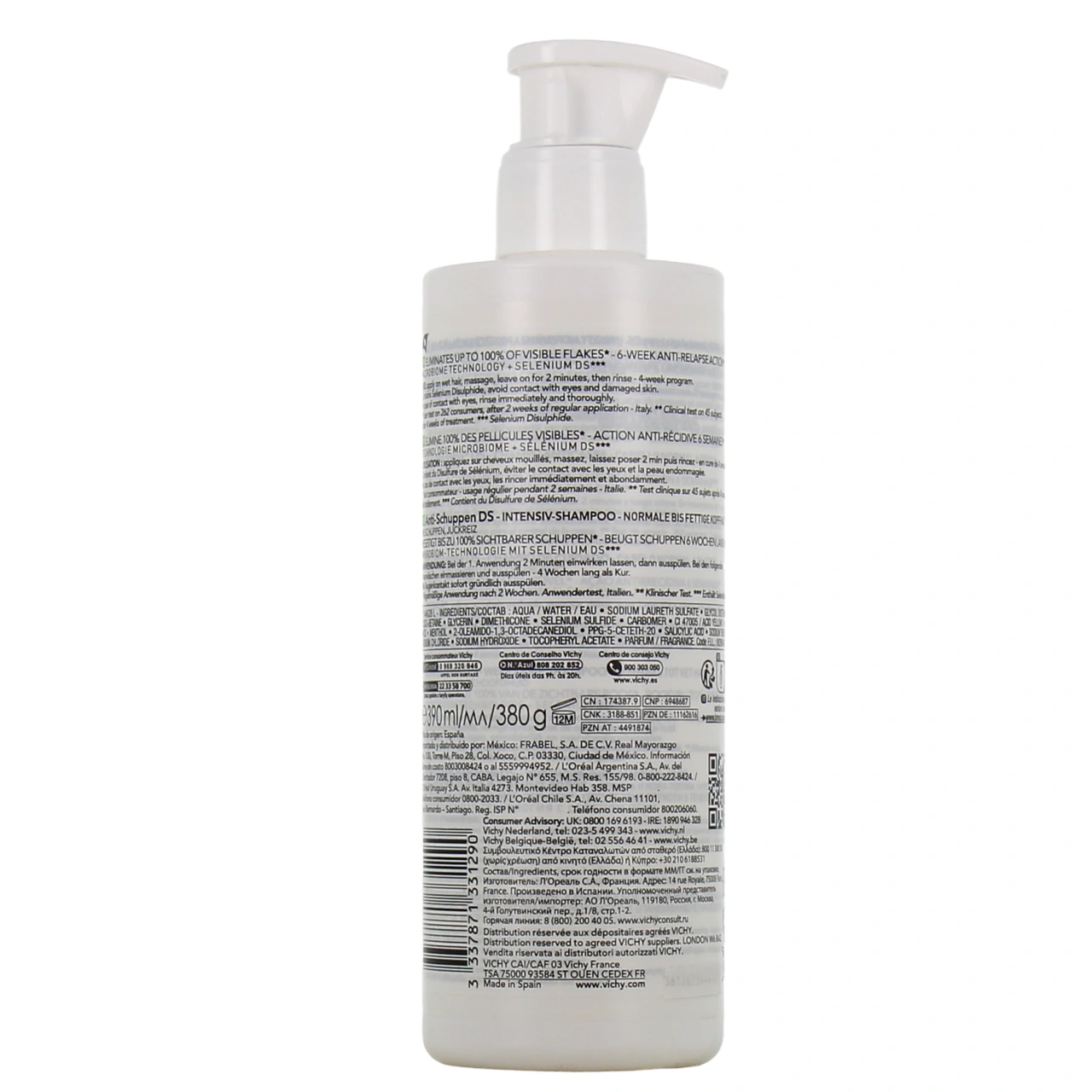 Dercos Shampooing Traitant Anti-Pelliculaire Cheveux Normaux à Gras - Vue 6